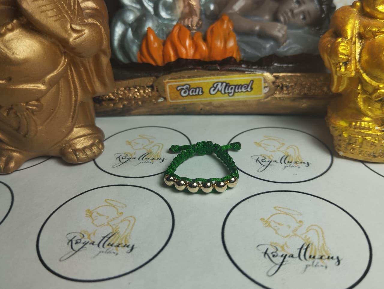 ANILLO 6 BALINES SOBRE HILO