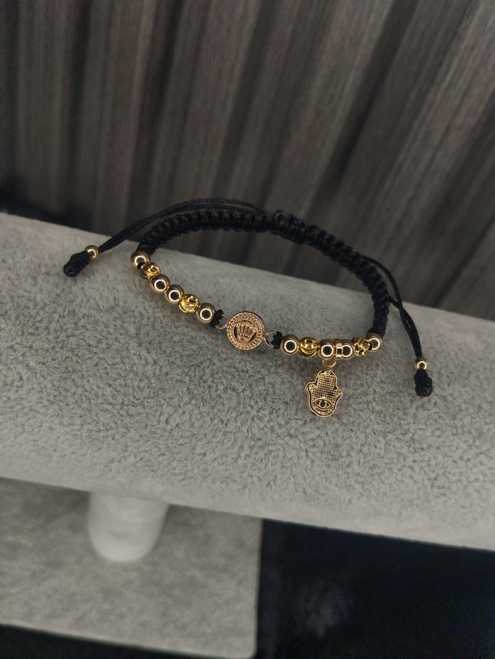 PULSERA ROLEX DIJE HAMSA INTERCALADA LISO ITALY