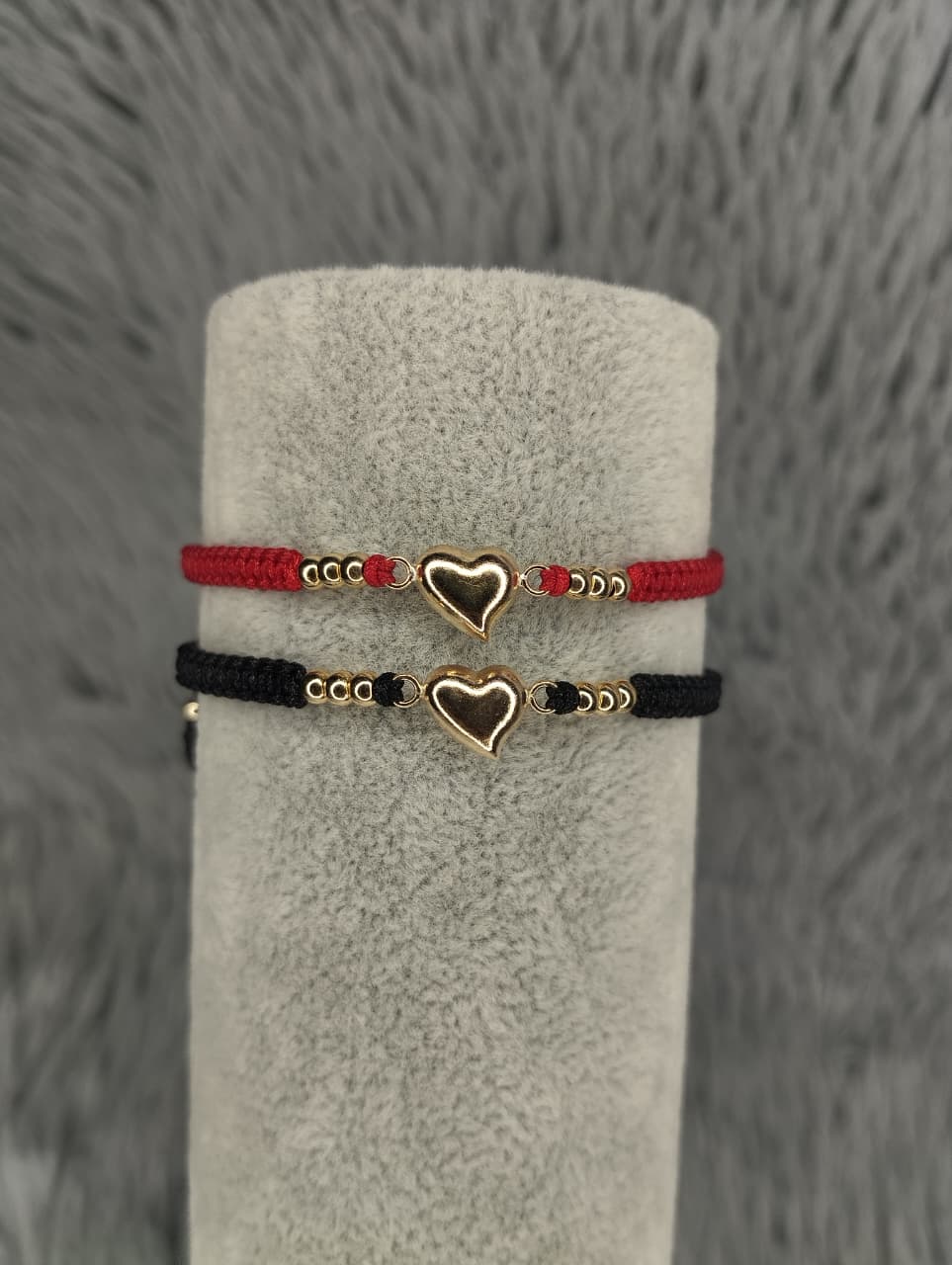 PULSERA CORAZÓN 6 BALINES 3MM