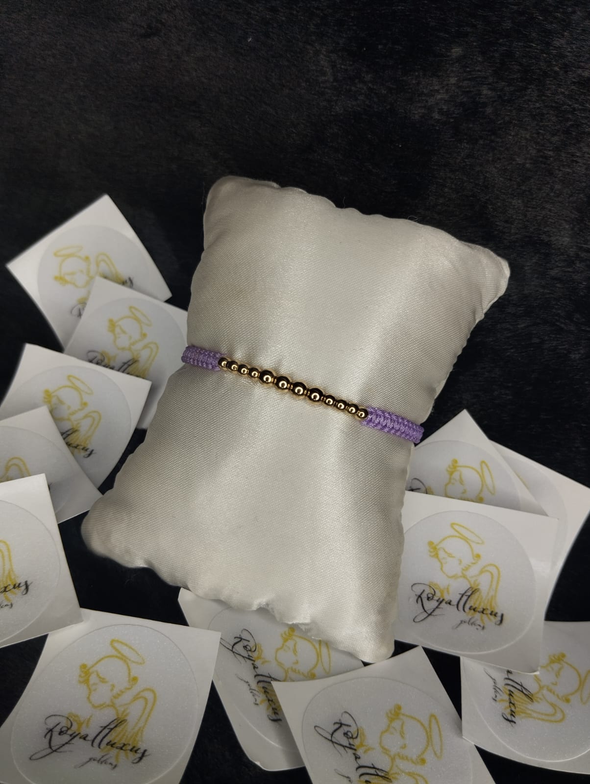 PULSERA DESCENDENTE LILA