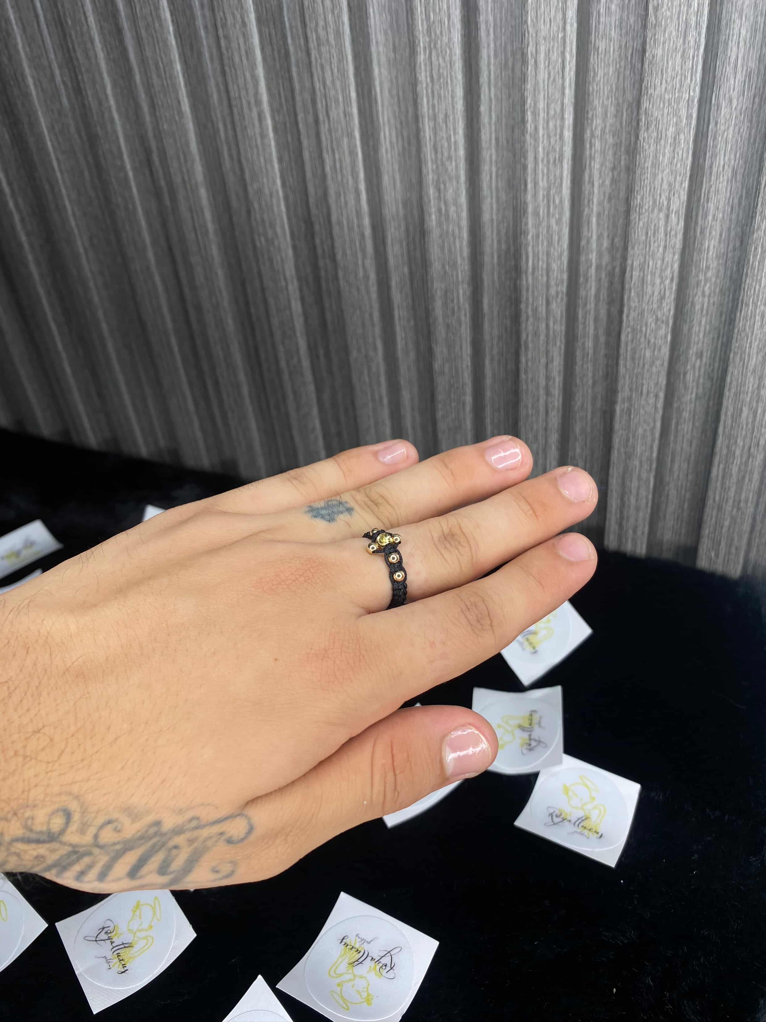 CONJUNTO CRUZ PULSERA + ANILLO 