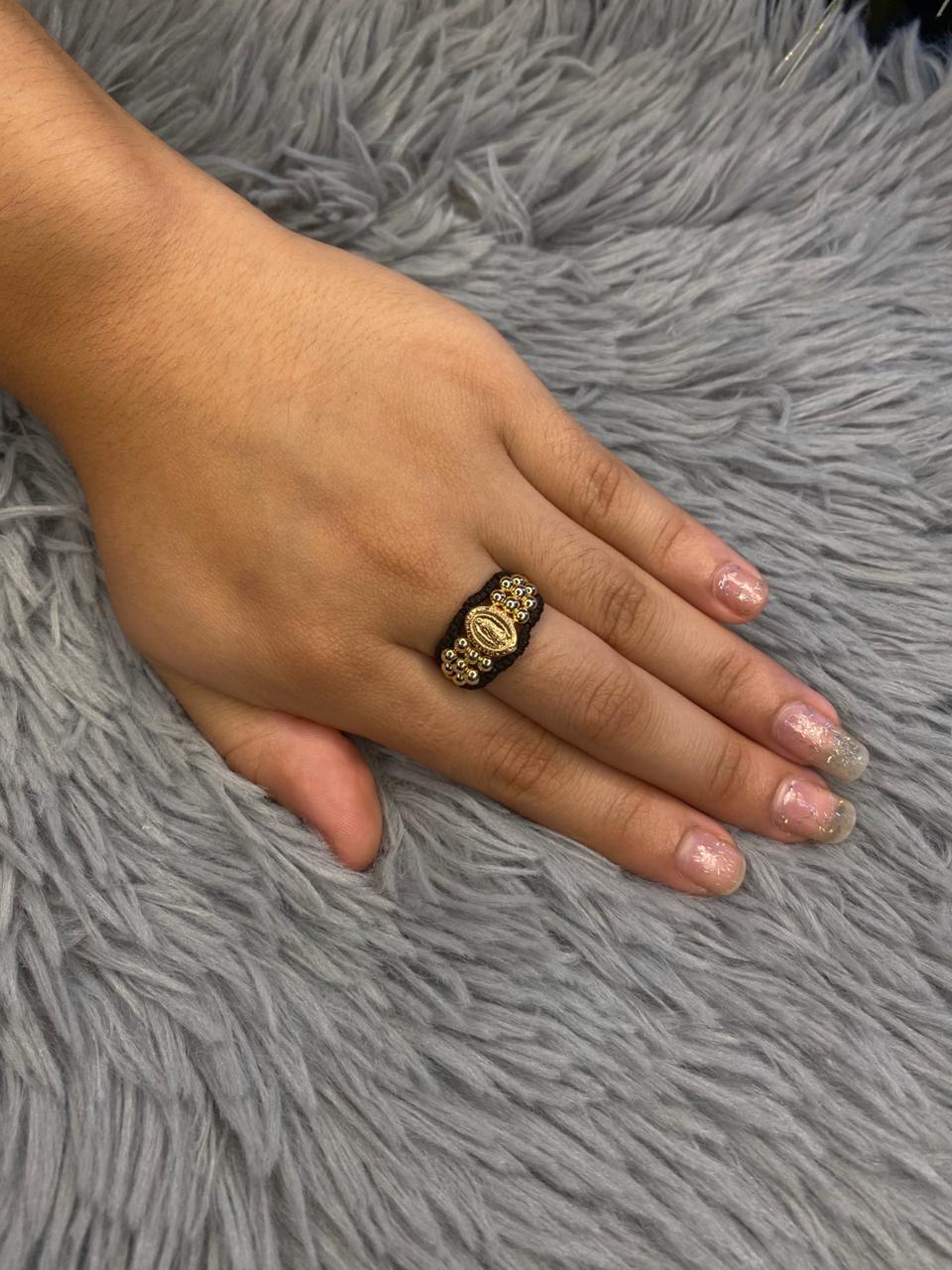 ANILLO VIRGEN LAZOS TRIPLE CARRIL 3MM