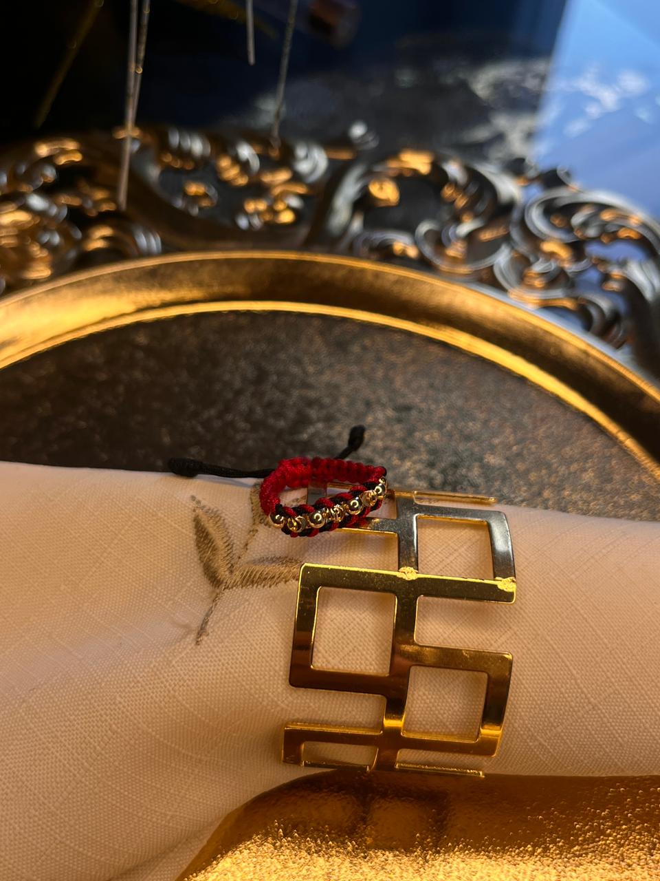 ANILLO BICOLOR INTERCALADO ITALY LISO