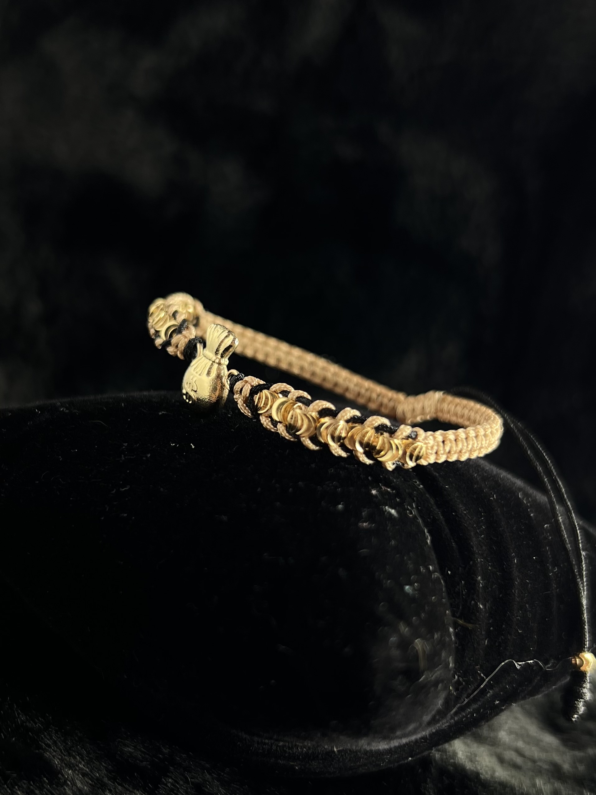 PULSERA ENTRELAZADA BOLSA DE DINERO ITALY