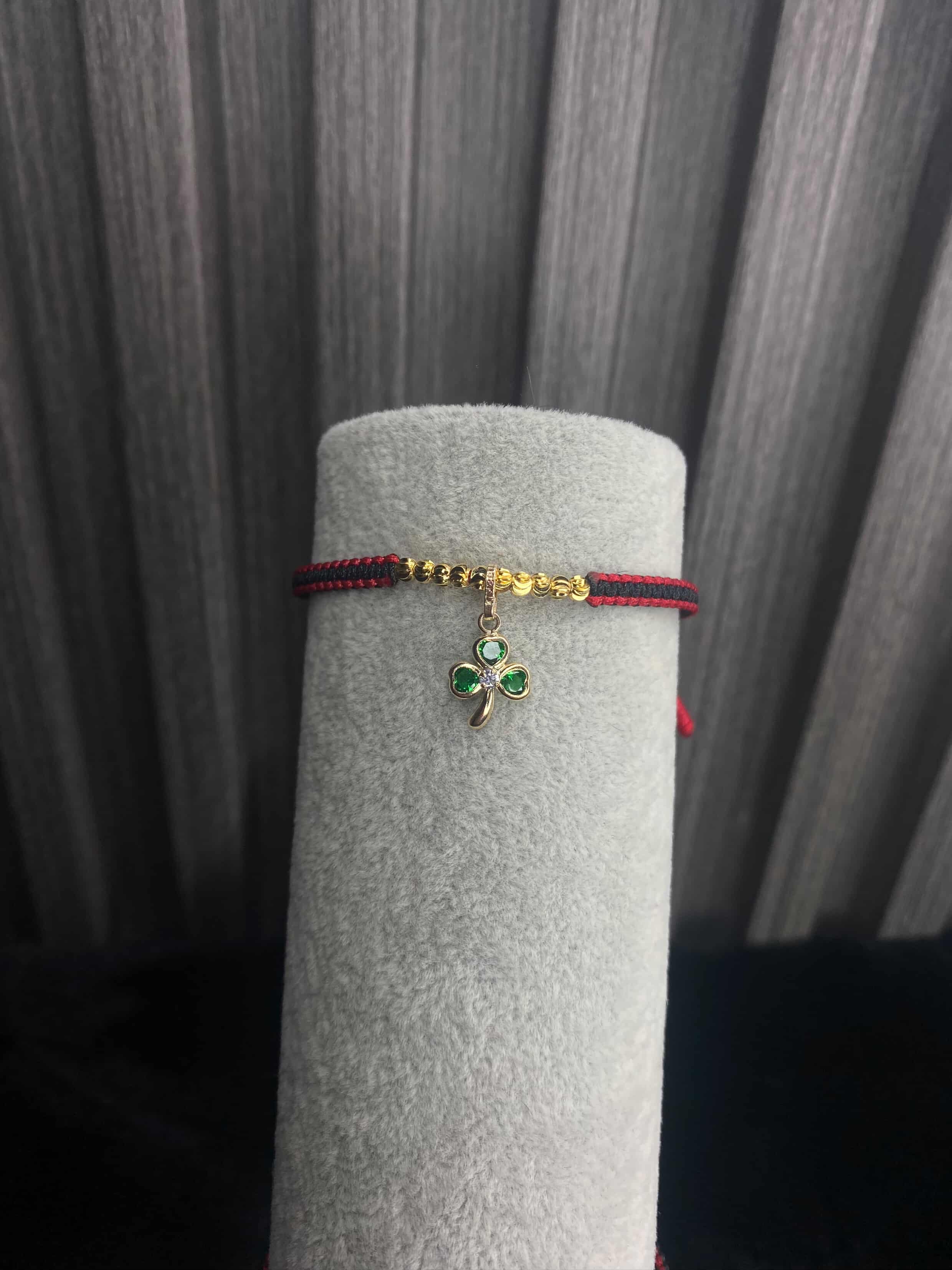 CONJUNTO PULSERAS BICOLOR TRÉBOL ITALY