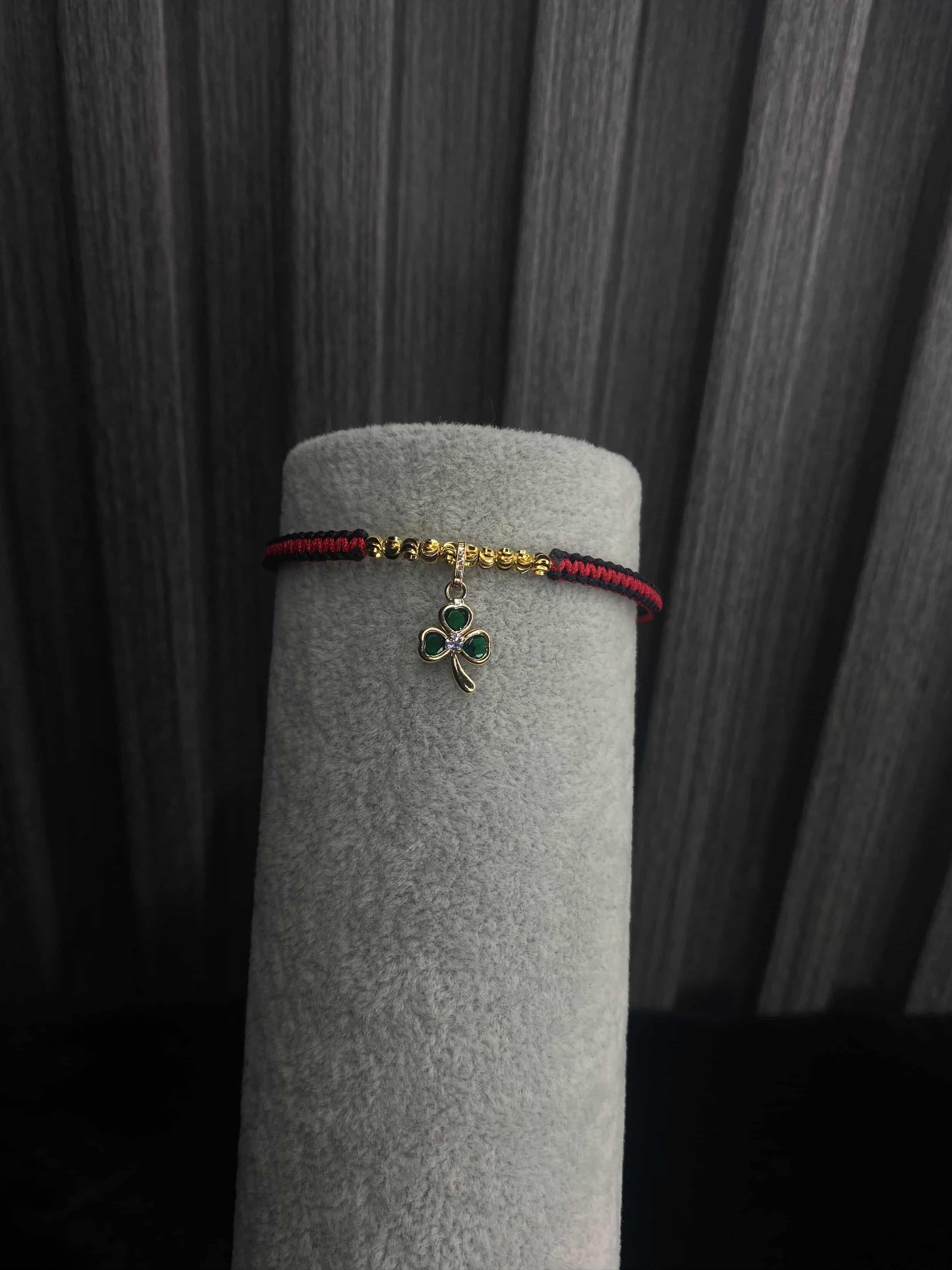 CONJUNTO PULSERAS BICOLOR TRÉBOL ITALY