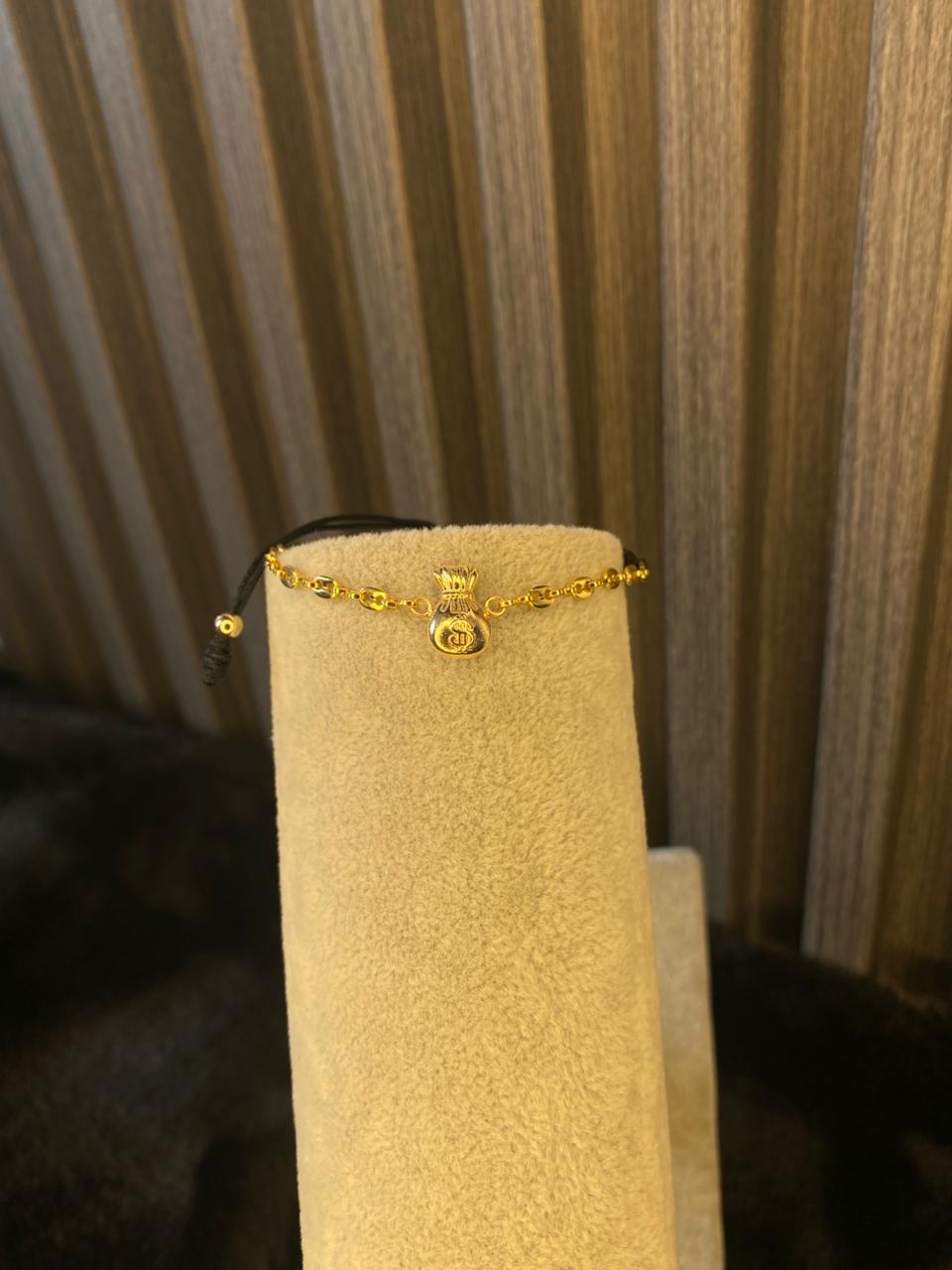 PULSERA BOLSA DE DINERO TEJIDO GUCCI