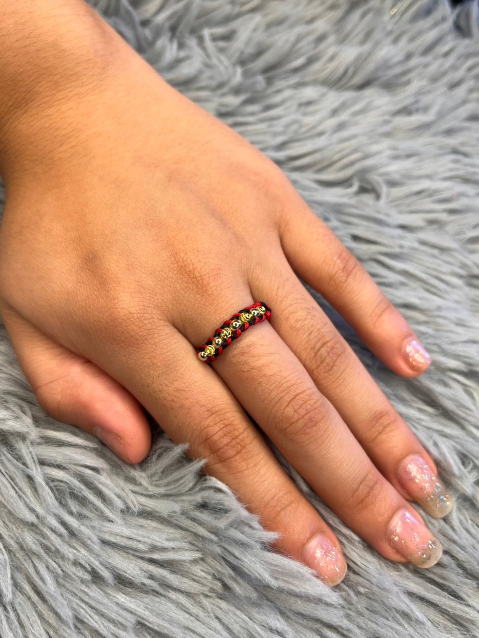 ANILLO BICOLOR INTERCALADO ITALY LISO