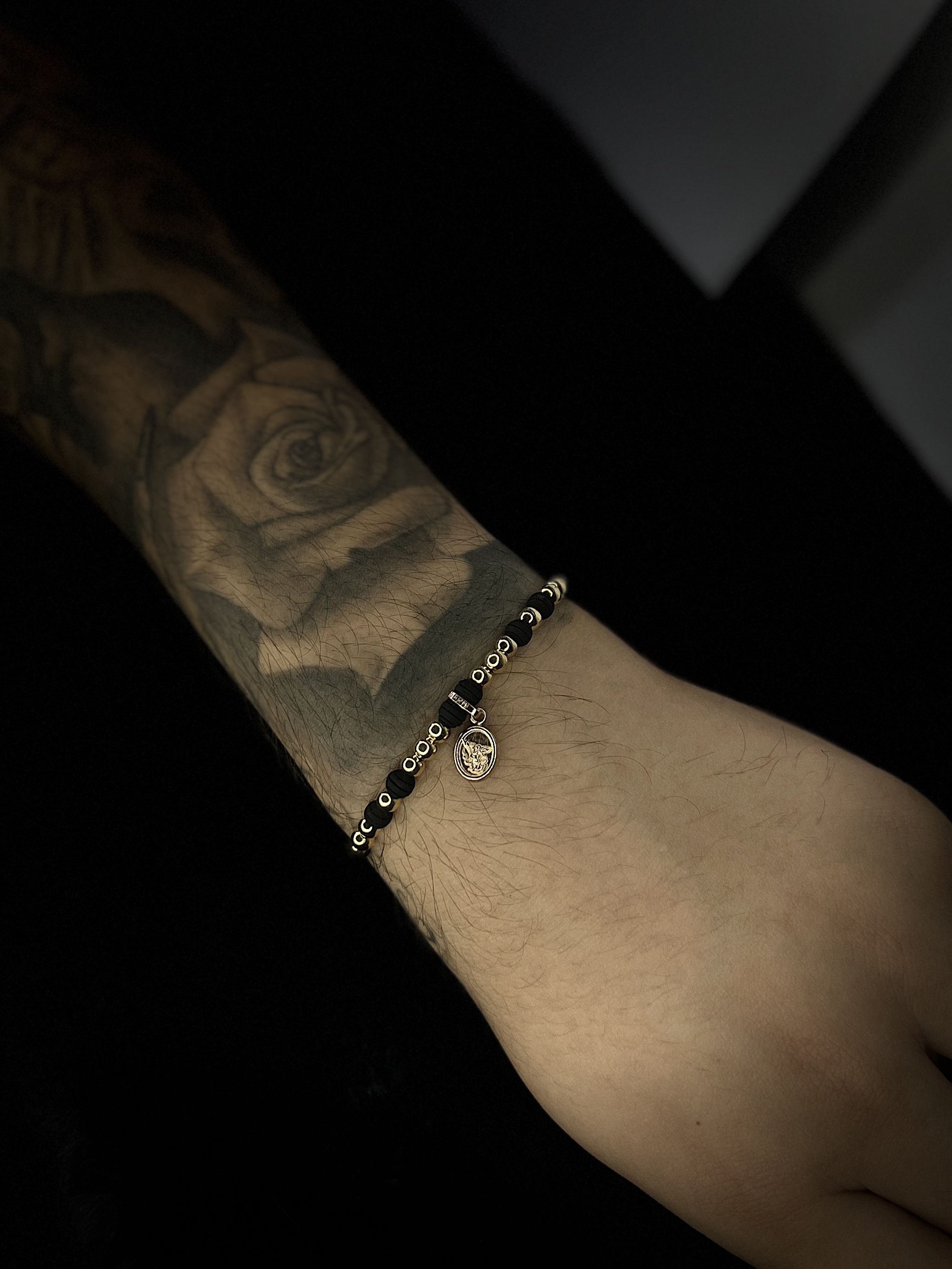 PULSERA DIJE SAN MIGUEL LISO 