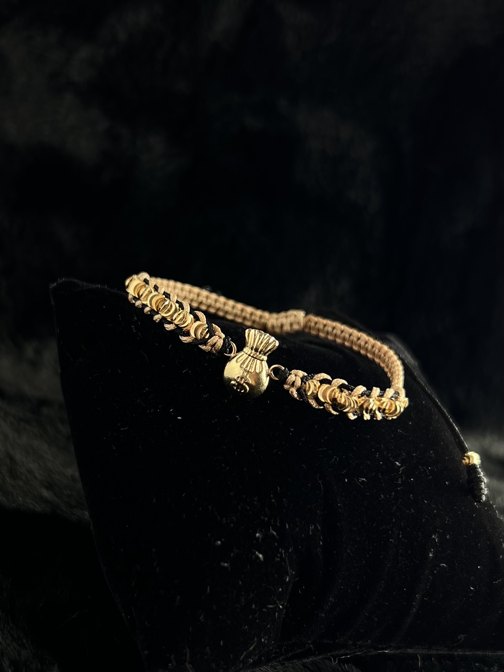 PULSERA ENTRELAZADA BOLSA DE DINERO ITALY