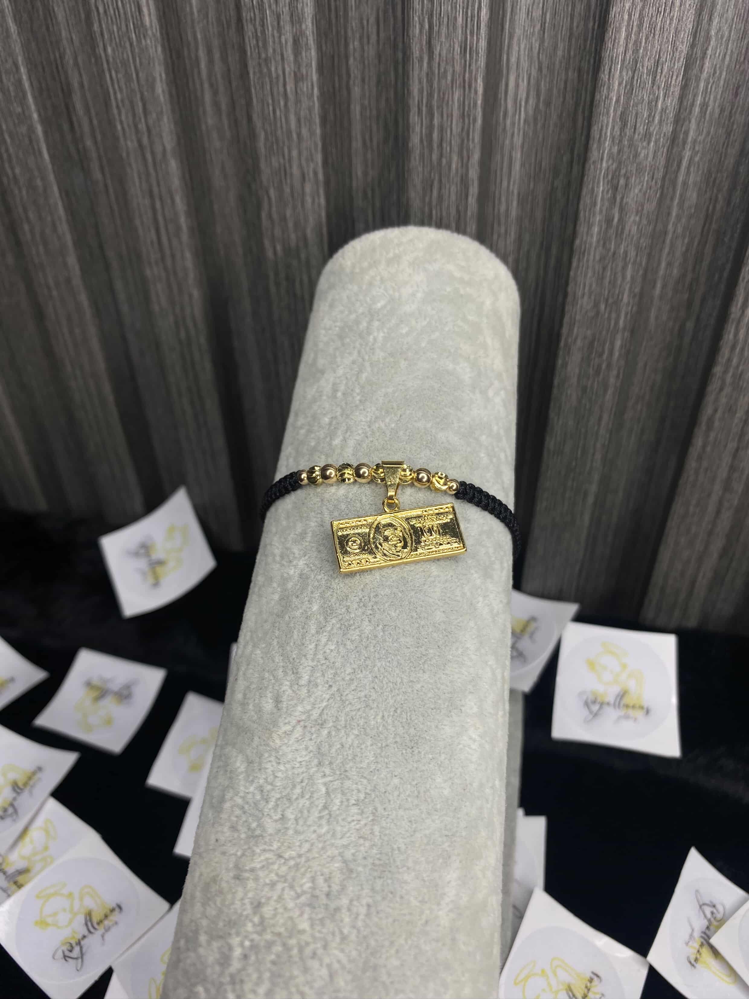 PULSERA DOLLAR INTERCALADA ITALY LISO