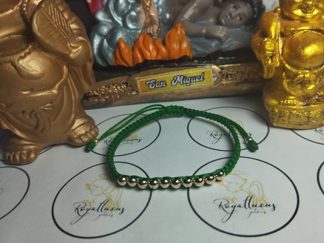 CONJUNTO PULSERA + ANILLO VERDE