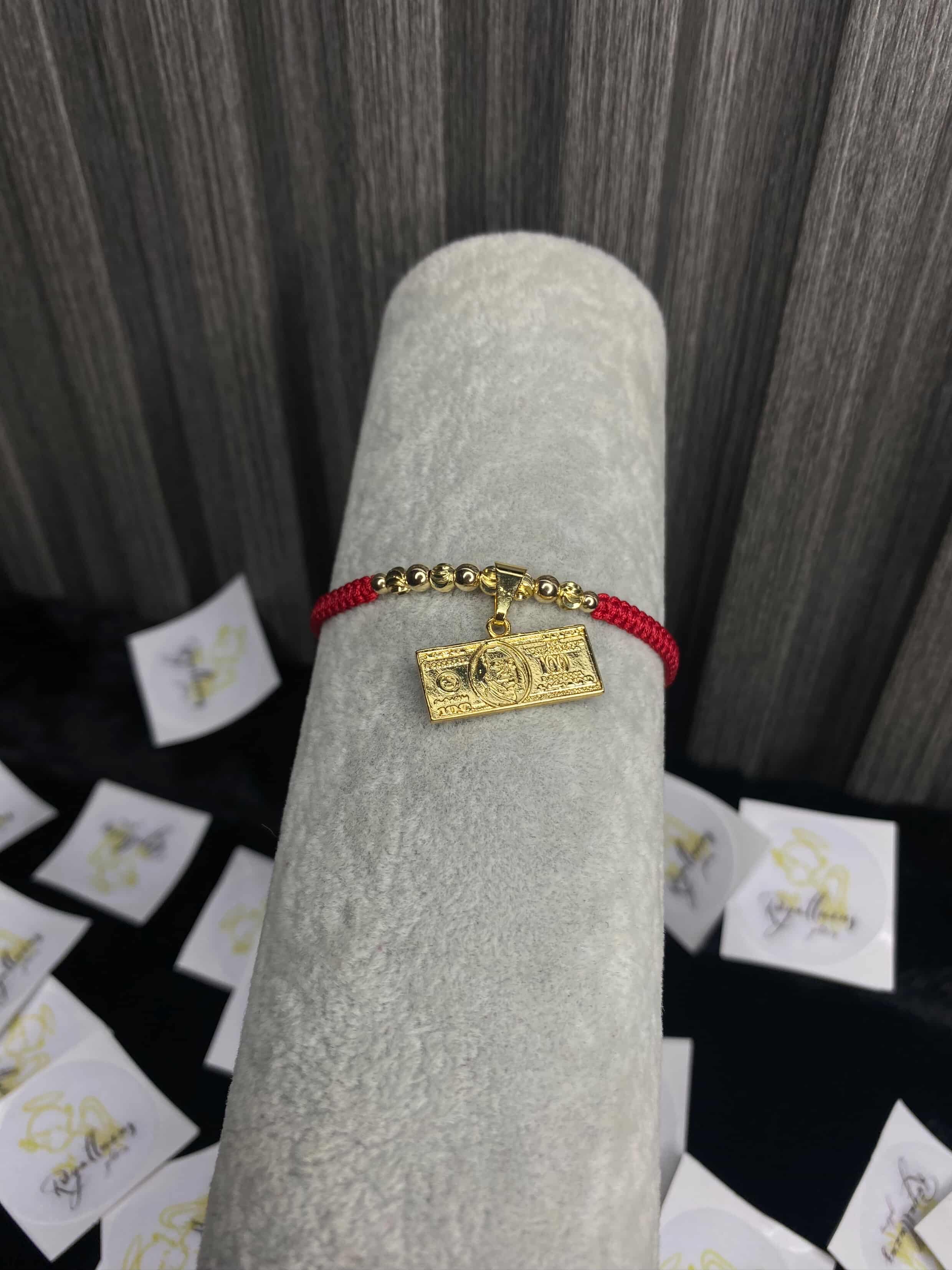 PULSERA DOLLAR INTERCALADA ITALY LISO