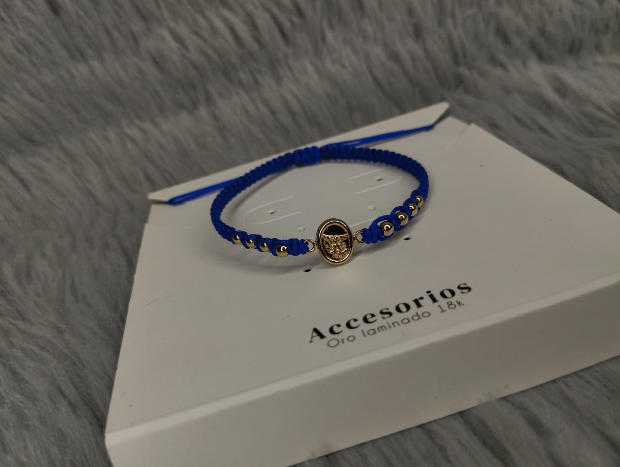 PULSERA SAN MIGUEL UNO A UNO AZUL