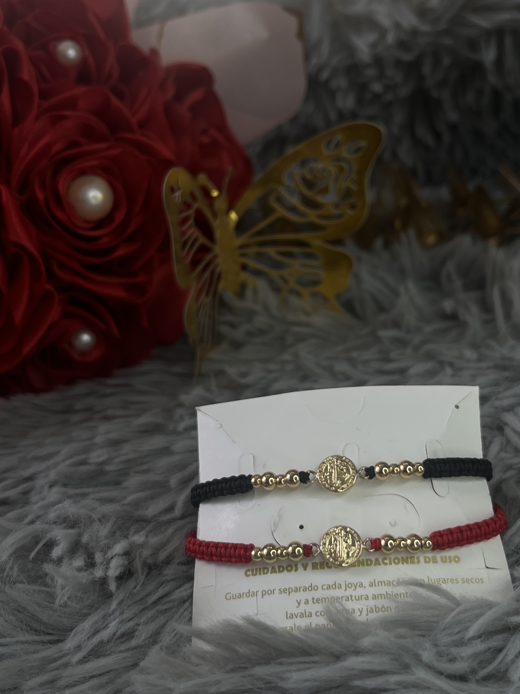 CONJUNTOS PULSERAS SAN BENITO INTERCALADO LISO