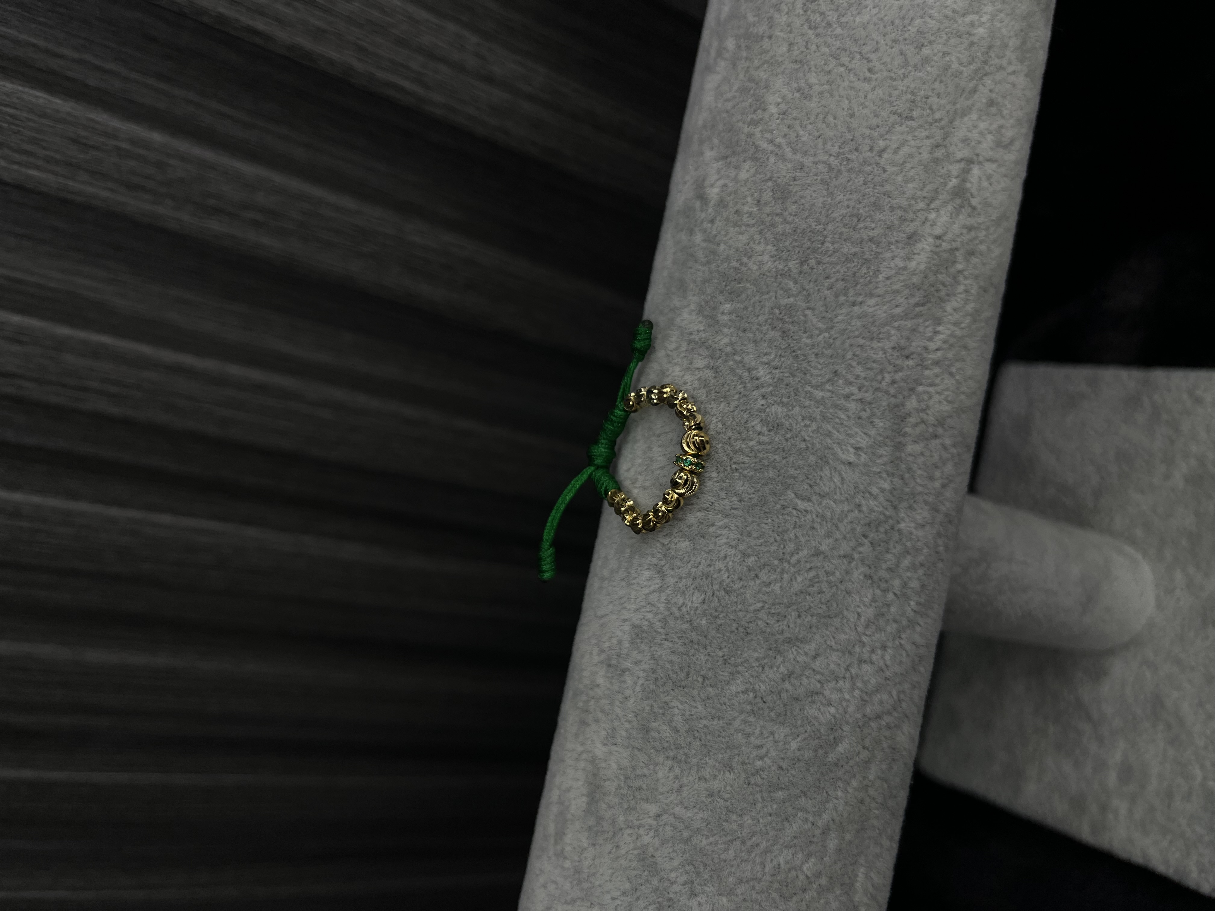 ANILLO ABUNDANCIA RONDEL VERDE