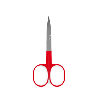 Red-handled scissors