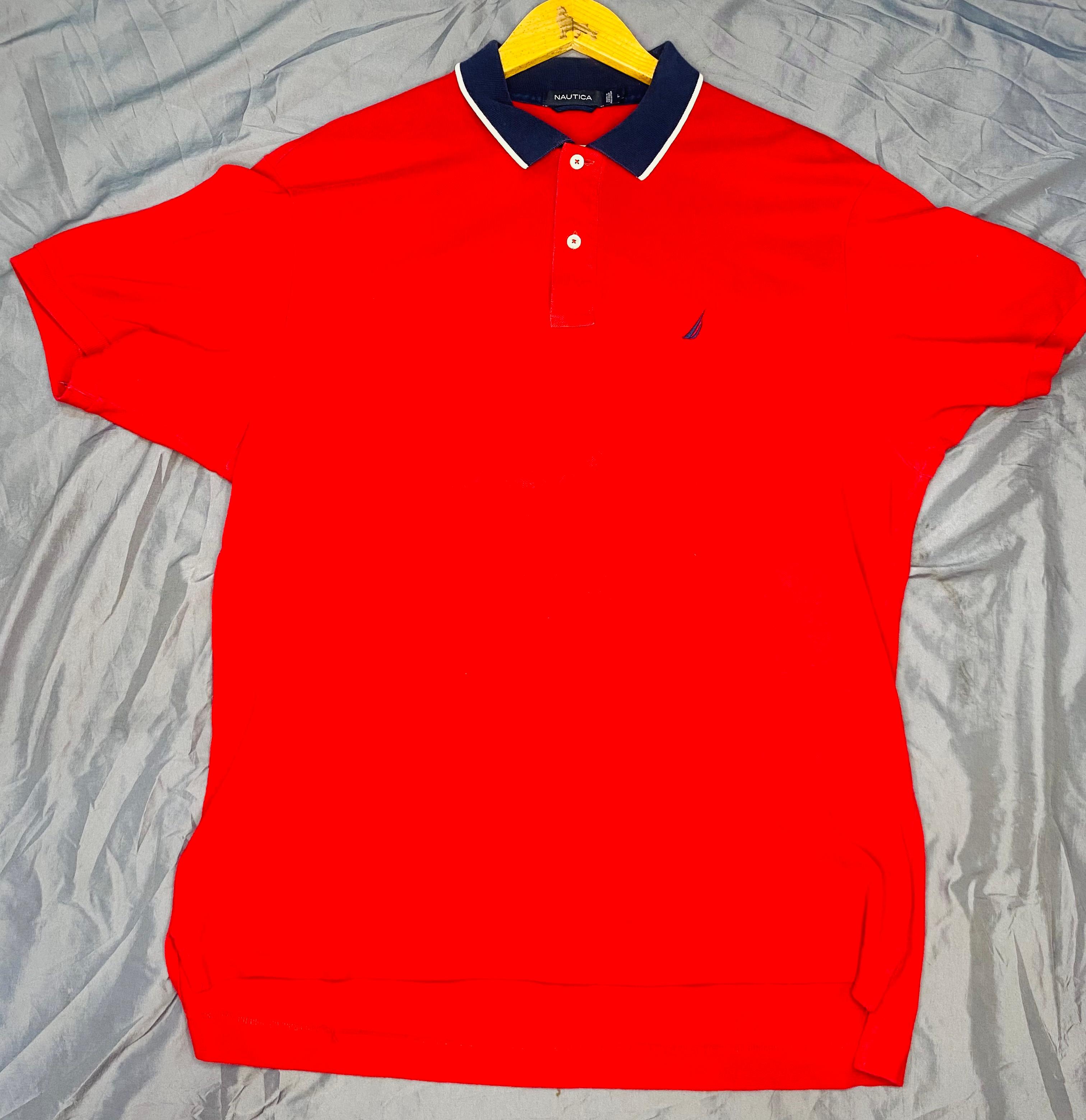 Red Nautica Polo Shirt