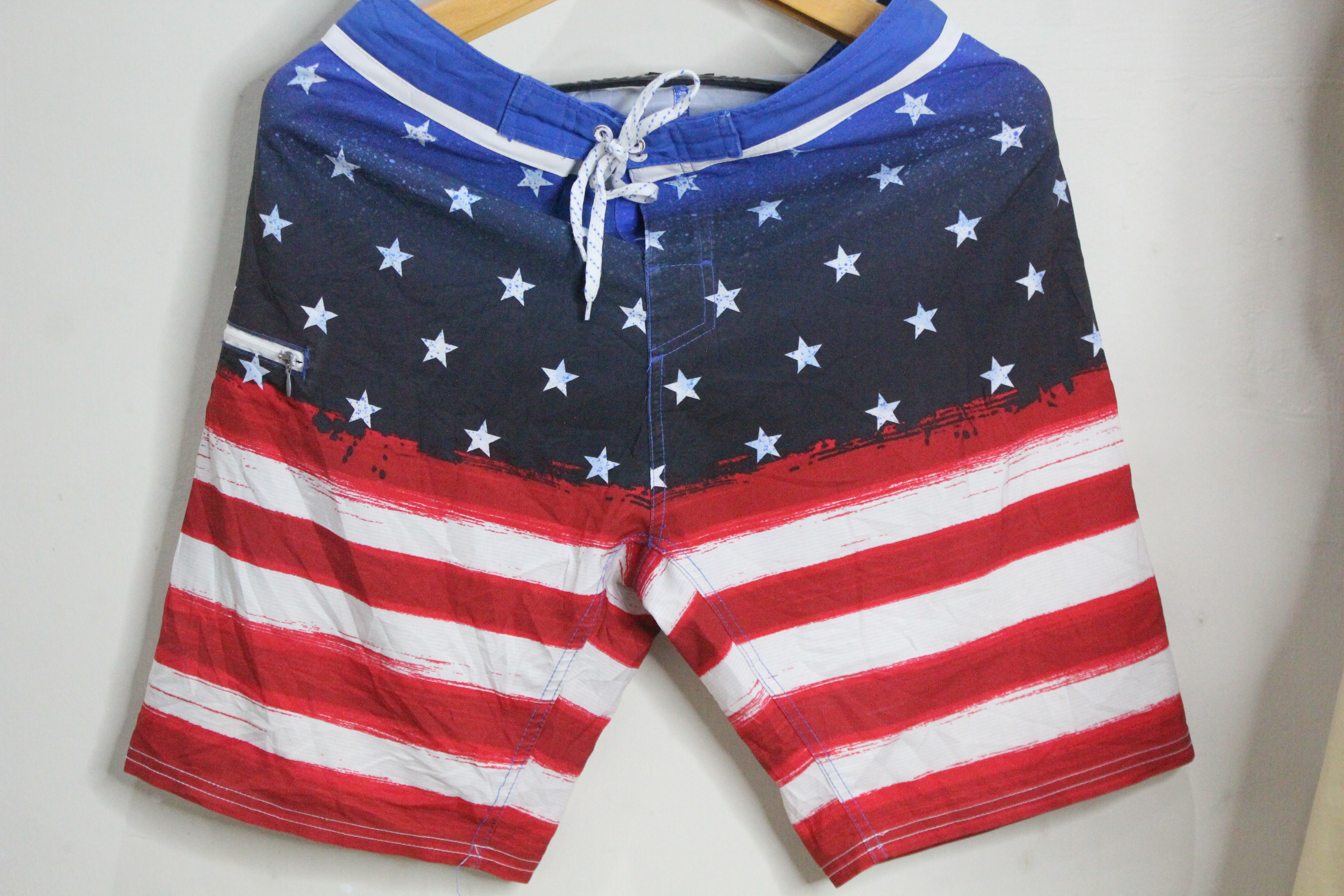 American Flag Swim Shorts