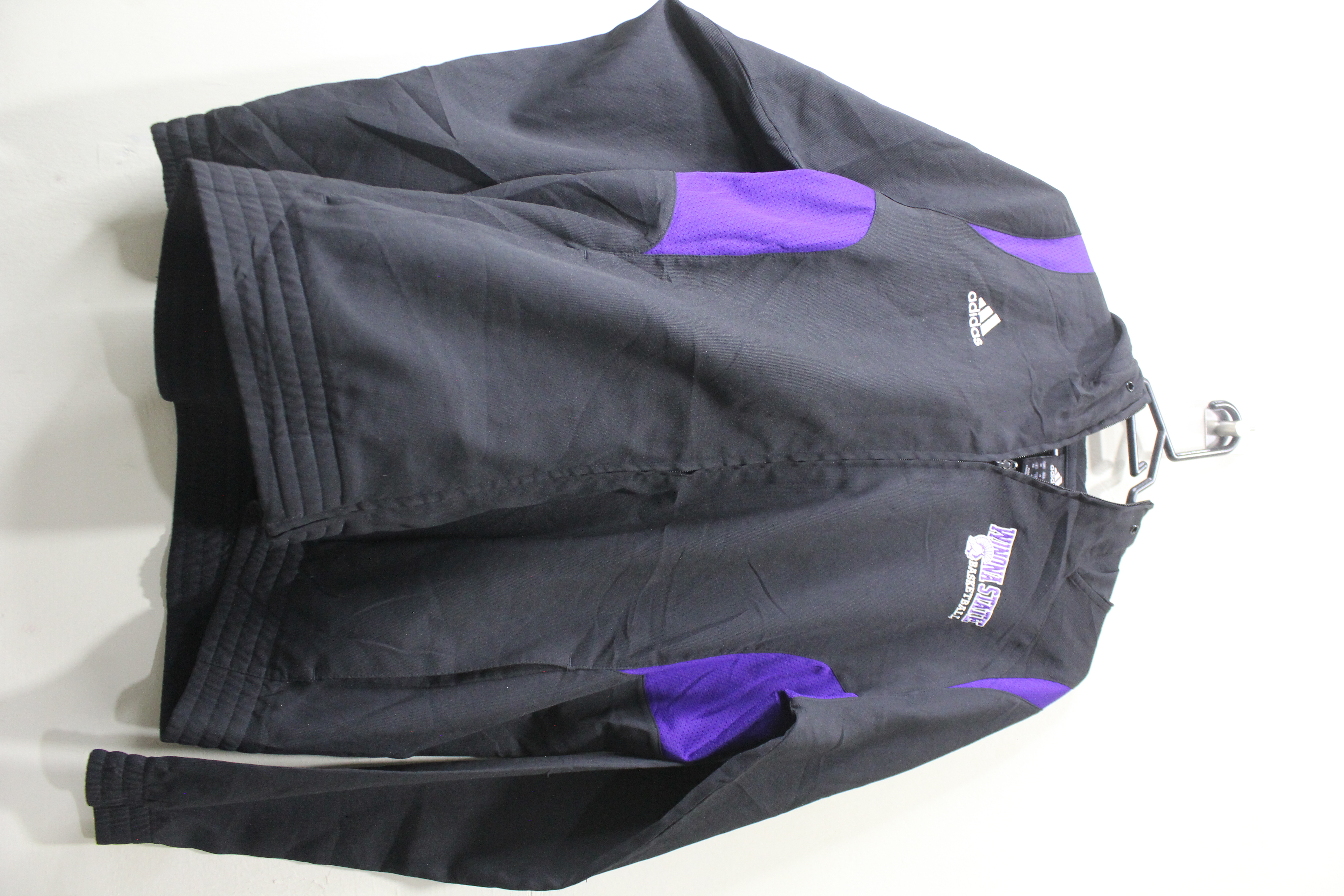 Adidas Black & Purple Track Jacket