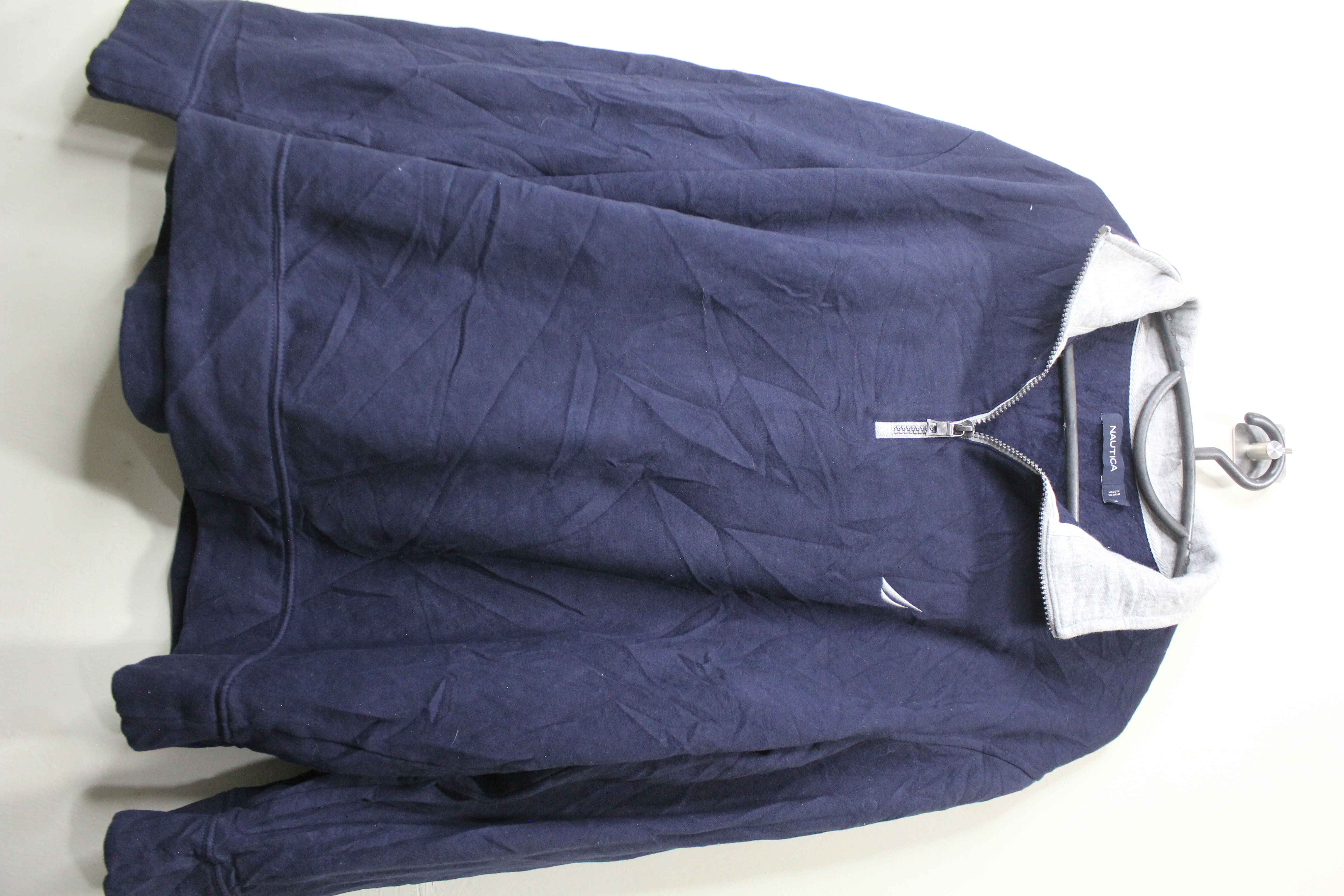 Navy Blue Pullover Sweatshirt