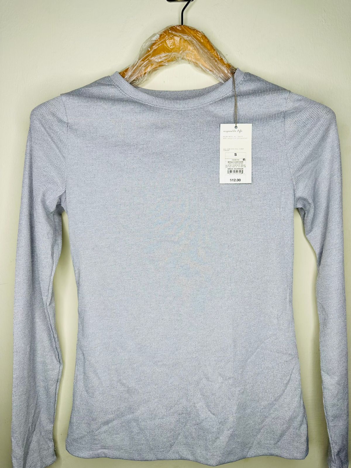 Light Gray Long Sleeve Shirt