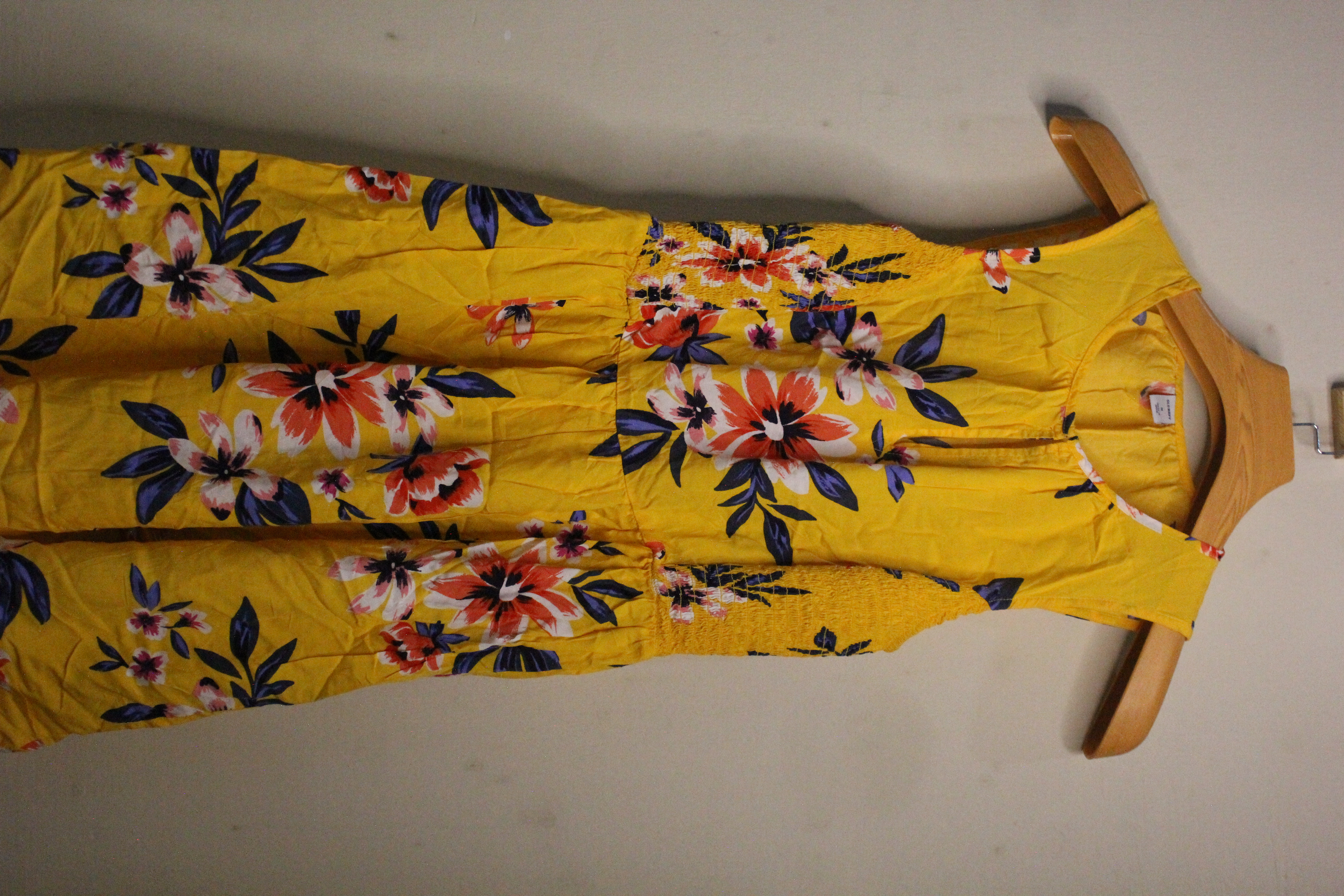 Yellow Floral Summer Dress