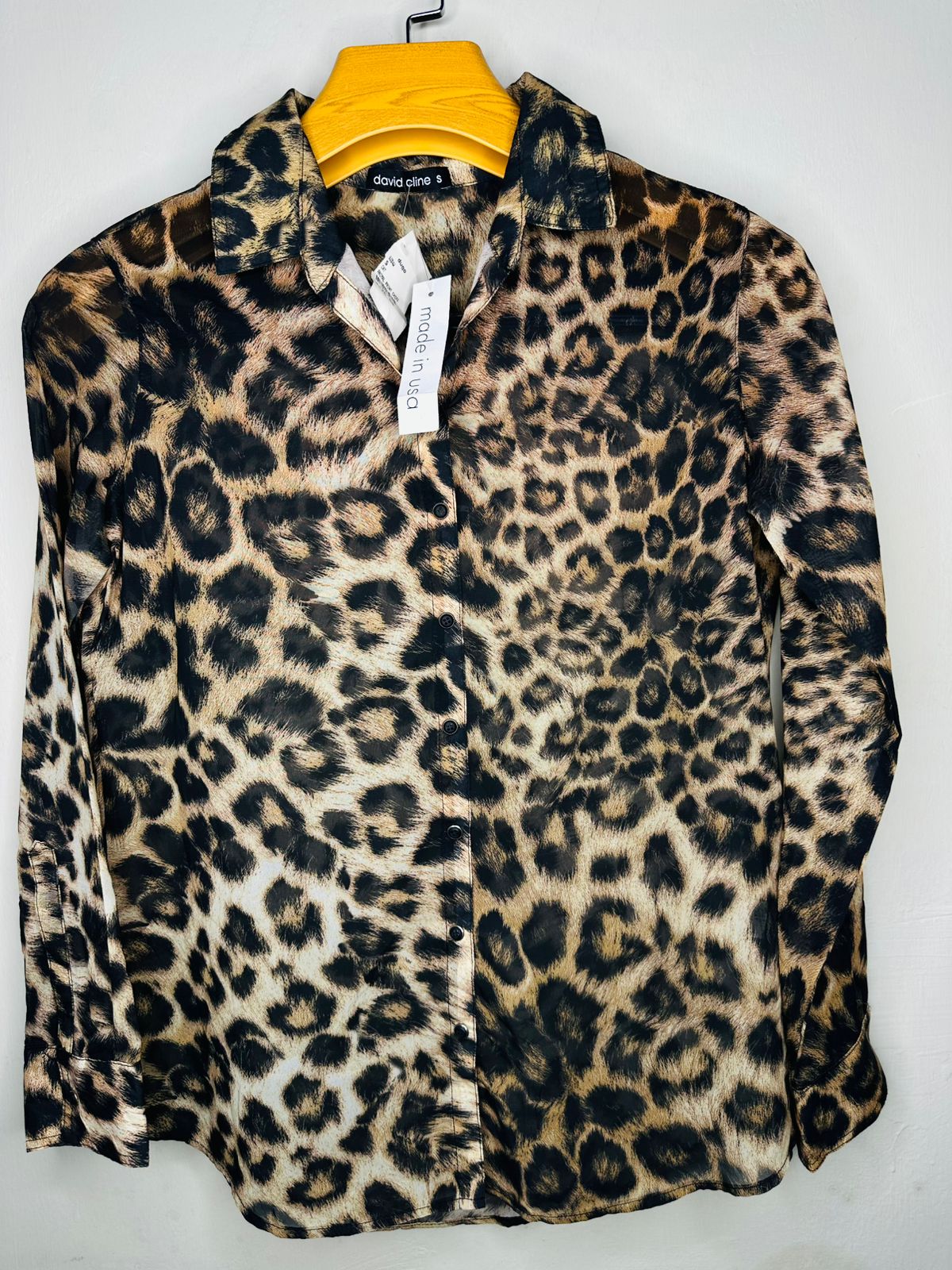 Leopard Print Long Sleeve Shirt