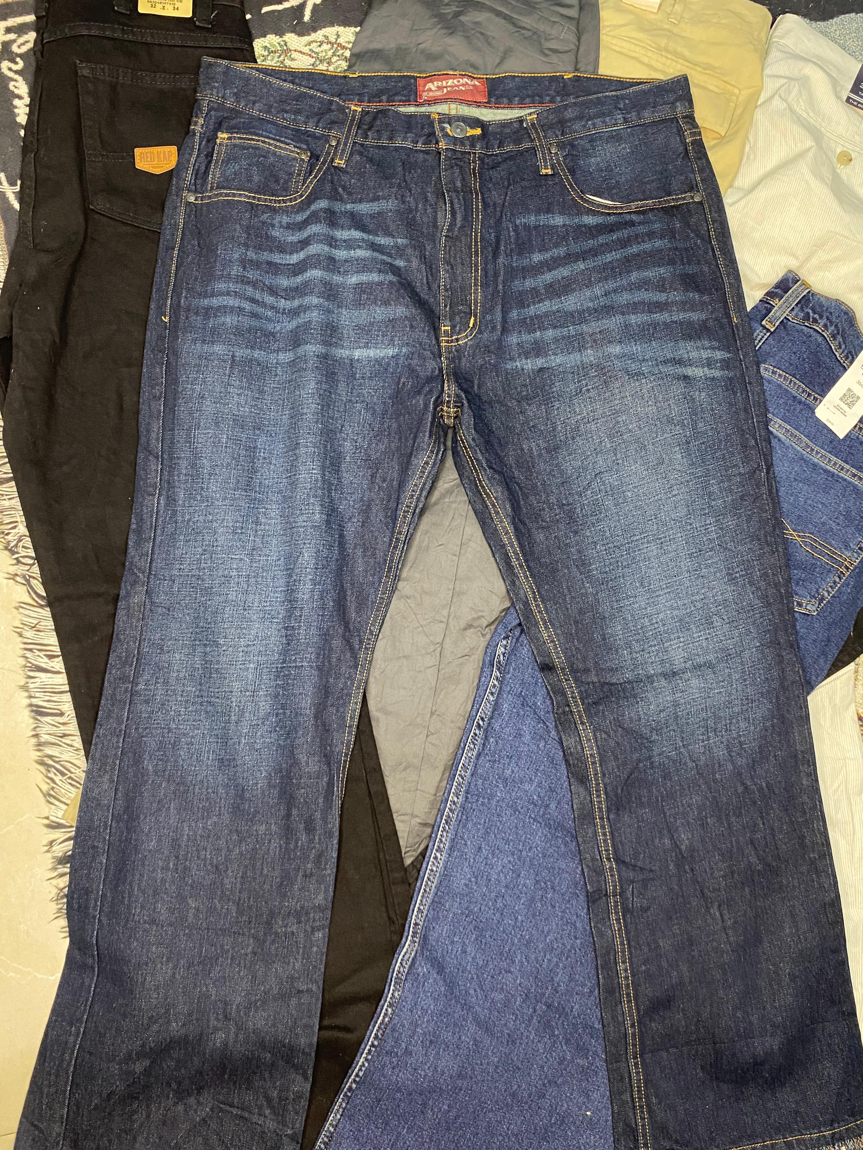 Men's Regular Fit Blue Jeans