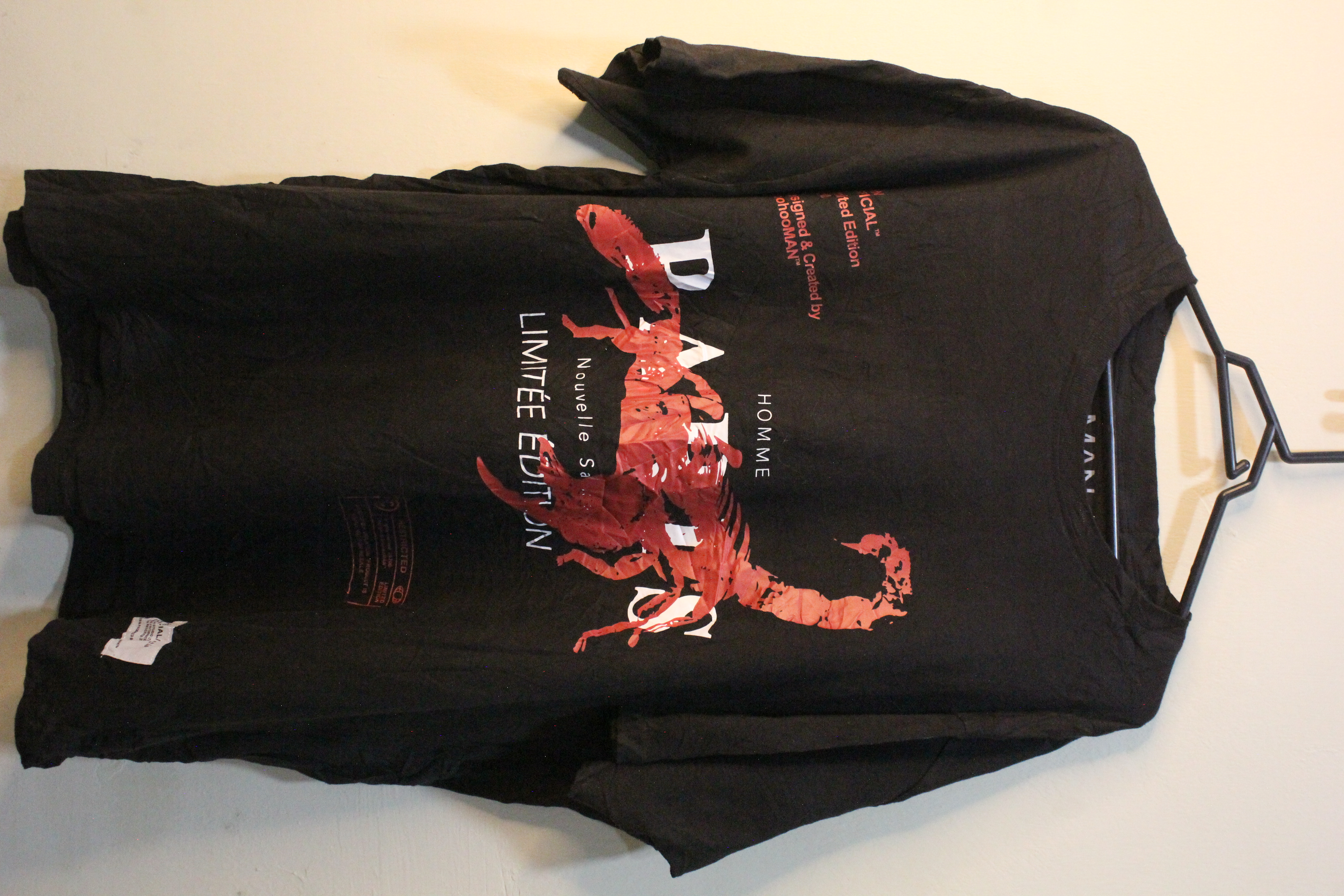 Men's Black Graphic T-shirt