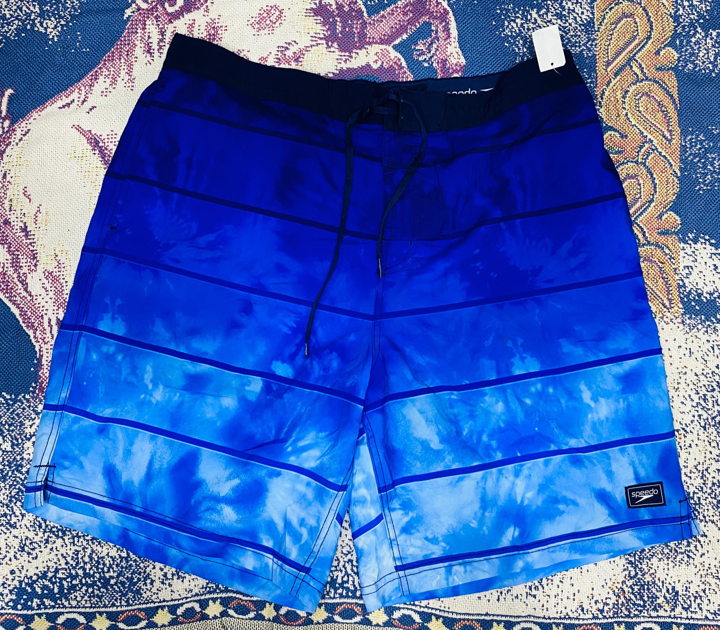Blue Gradient Swim Shorts