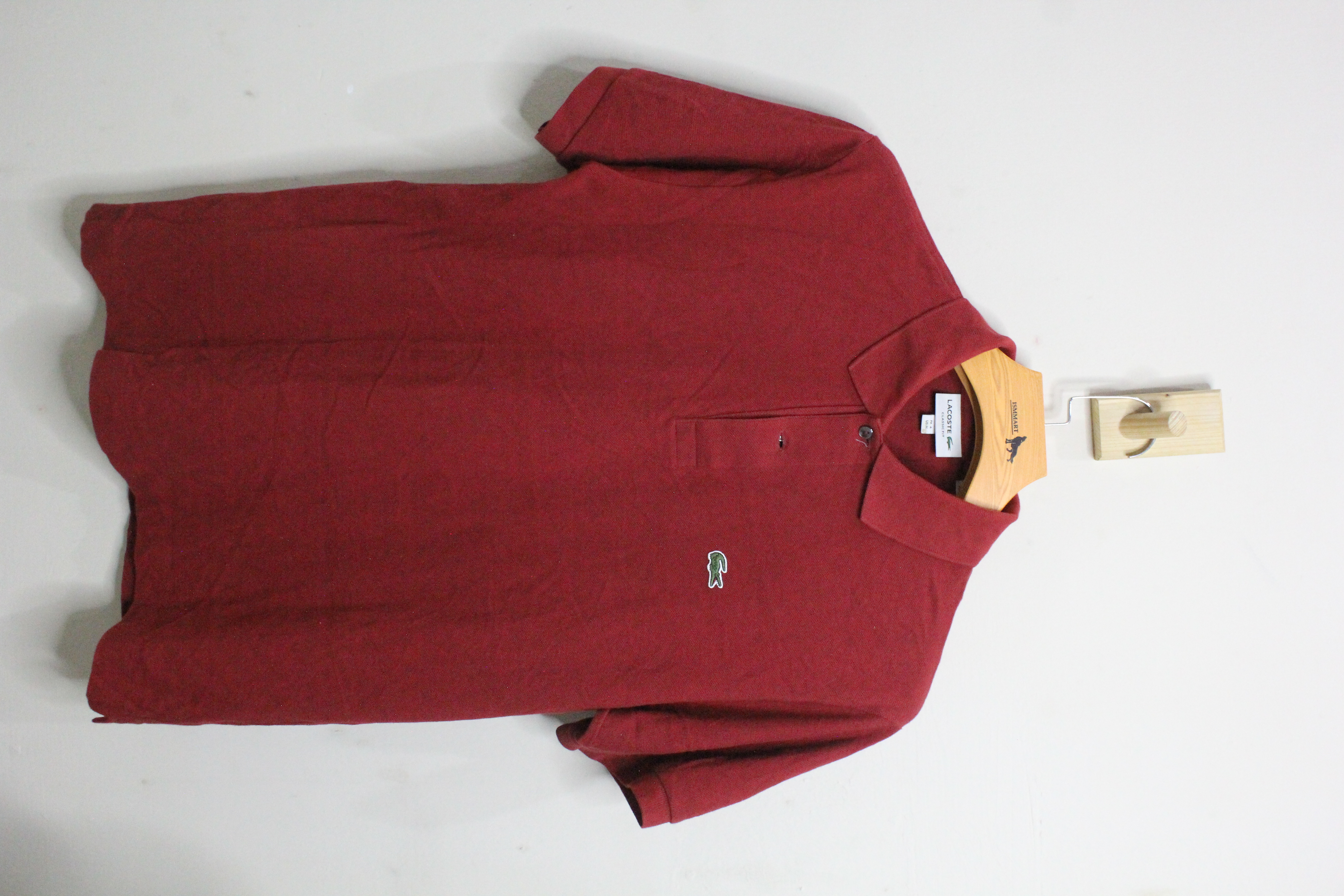 Lacoste Burgundy Polo Shirt