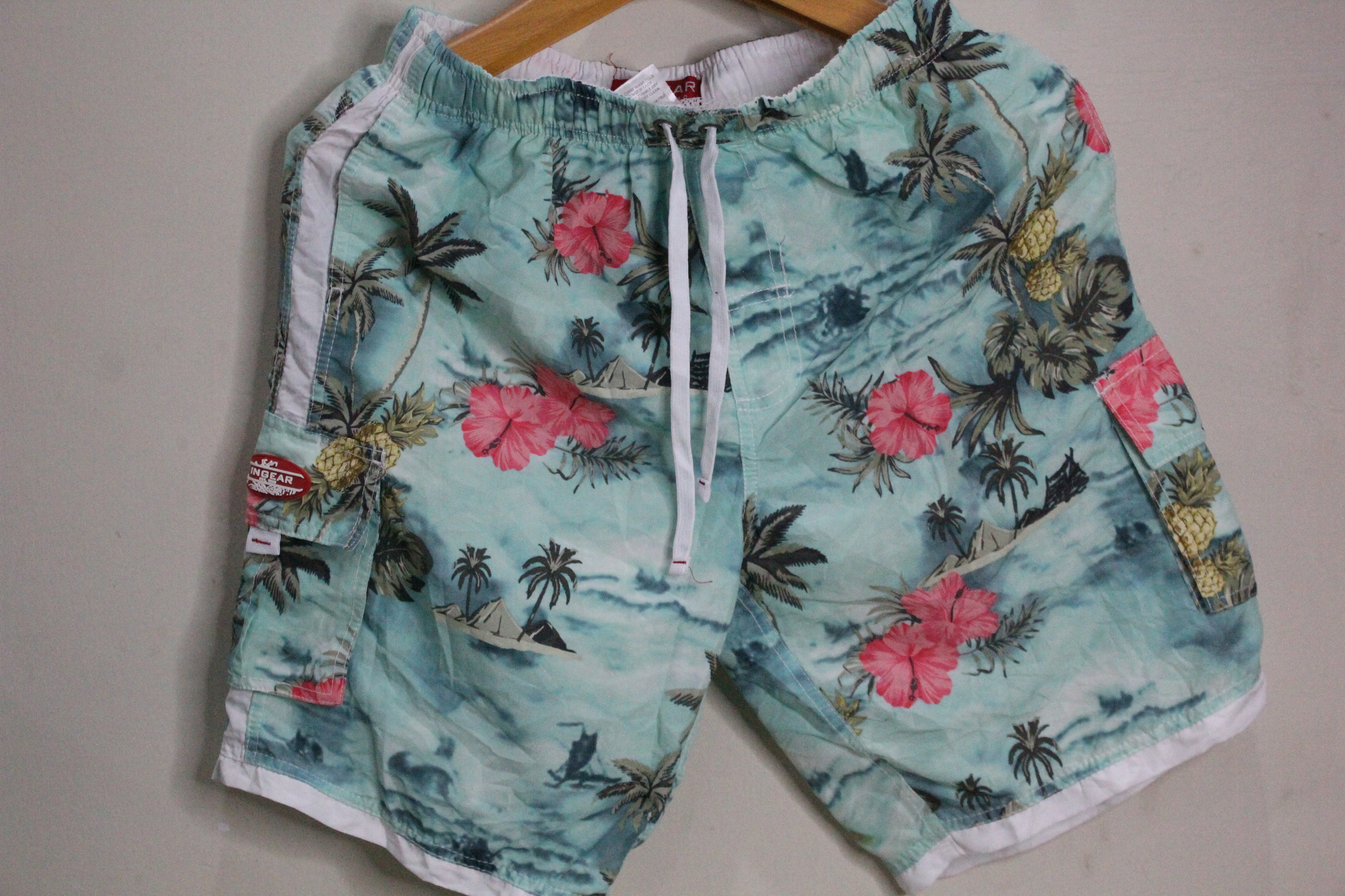 Men's Floral Beach Shorts