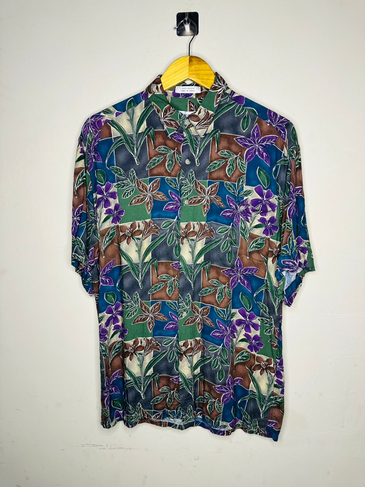 Vintage Floral Short Sleeve Shirt
