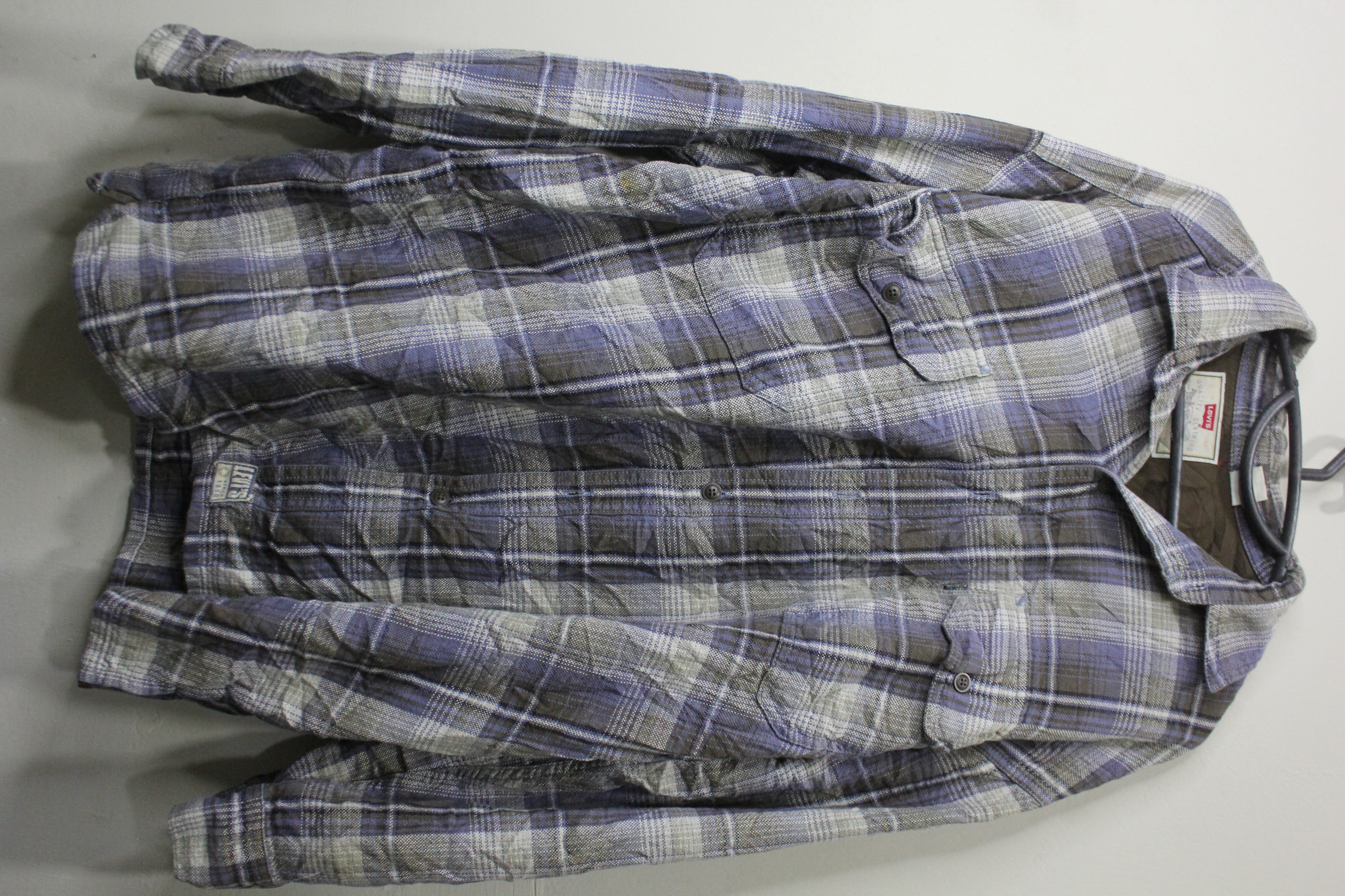 Men's Plaid Button-Up Shirt