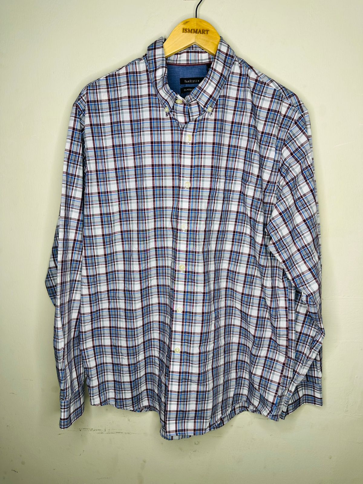 Men's Plaid Button-Down Shirt