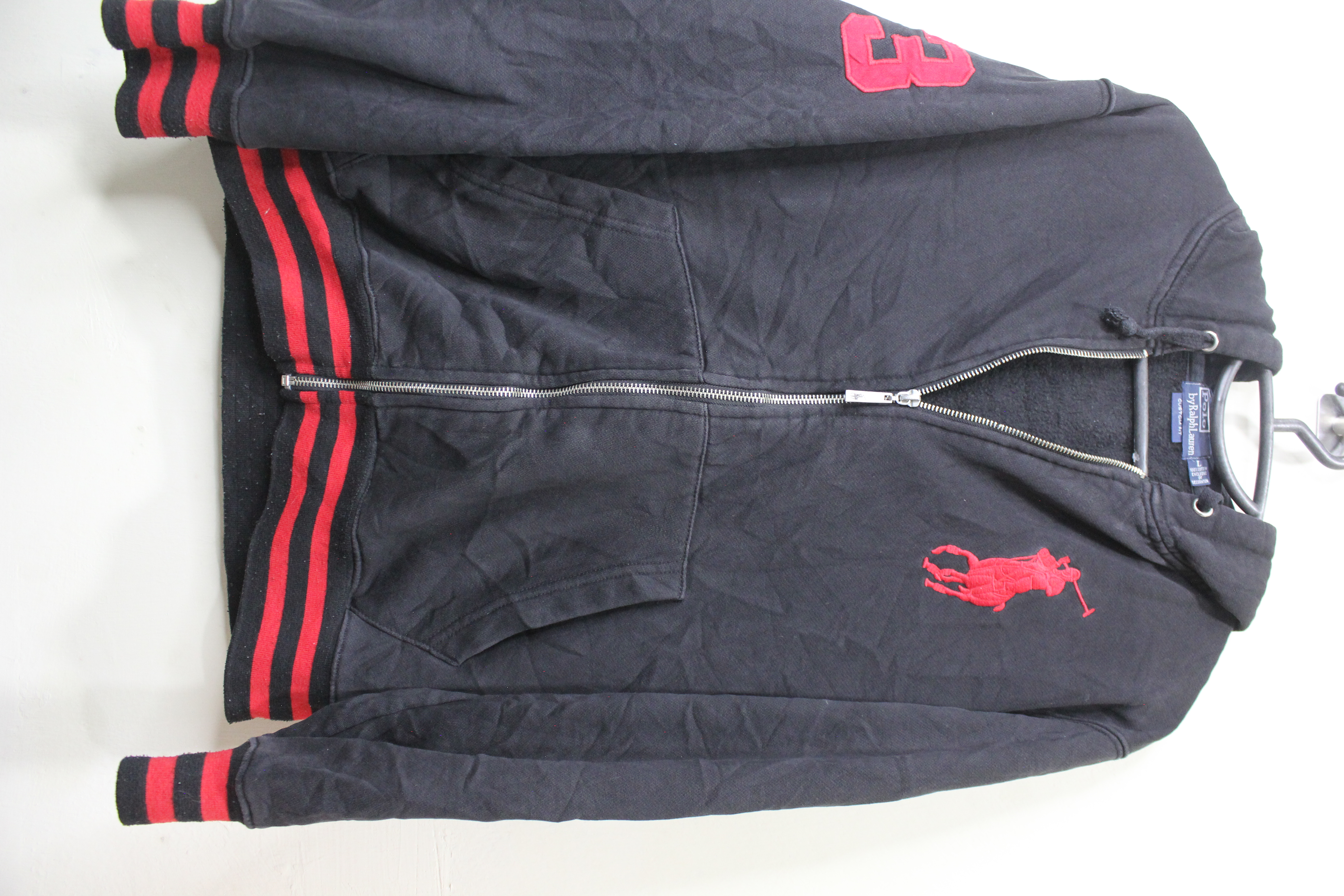 Polo Ralph Lauren Black Zip-Up Hoodie