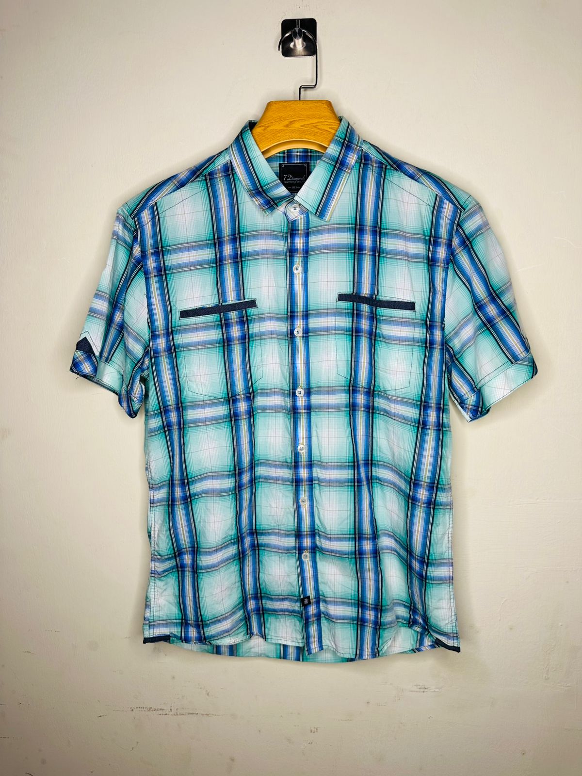 Men's Checked Short Sleeve Shirt