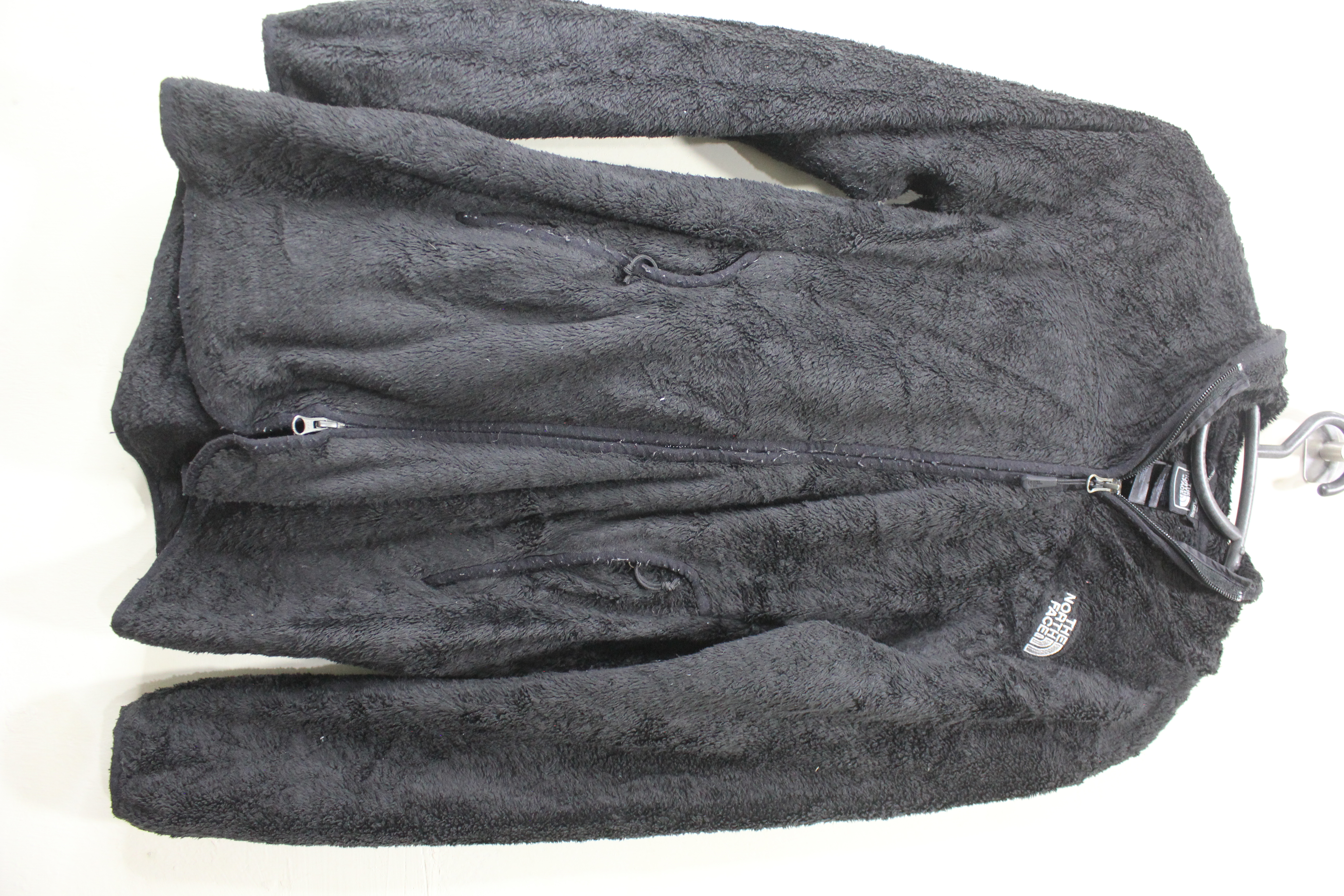 Black Fleece Zip-Up Jacket