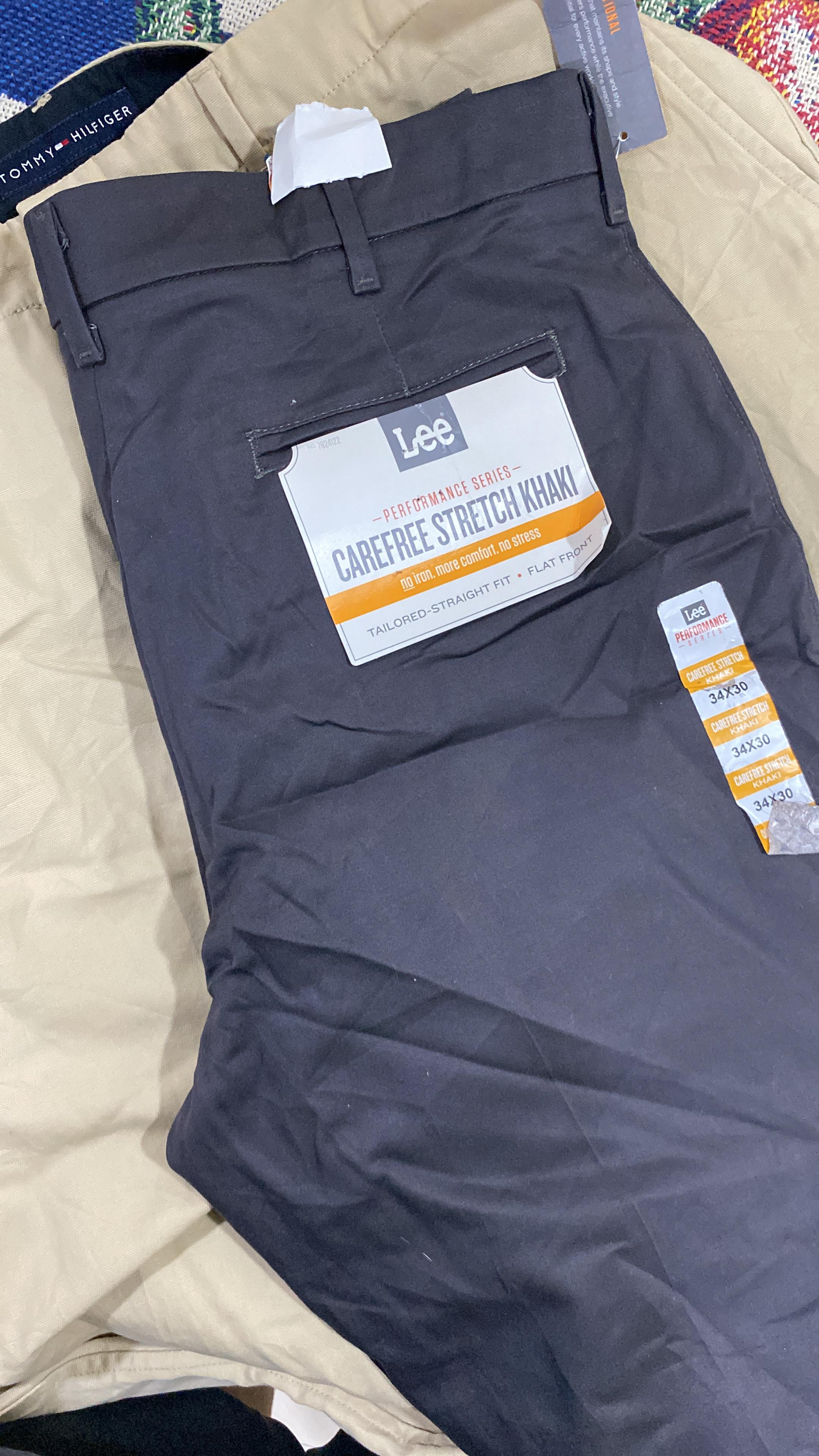 Lee Carefree Stretch Khaki Pants