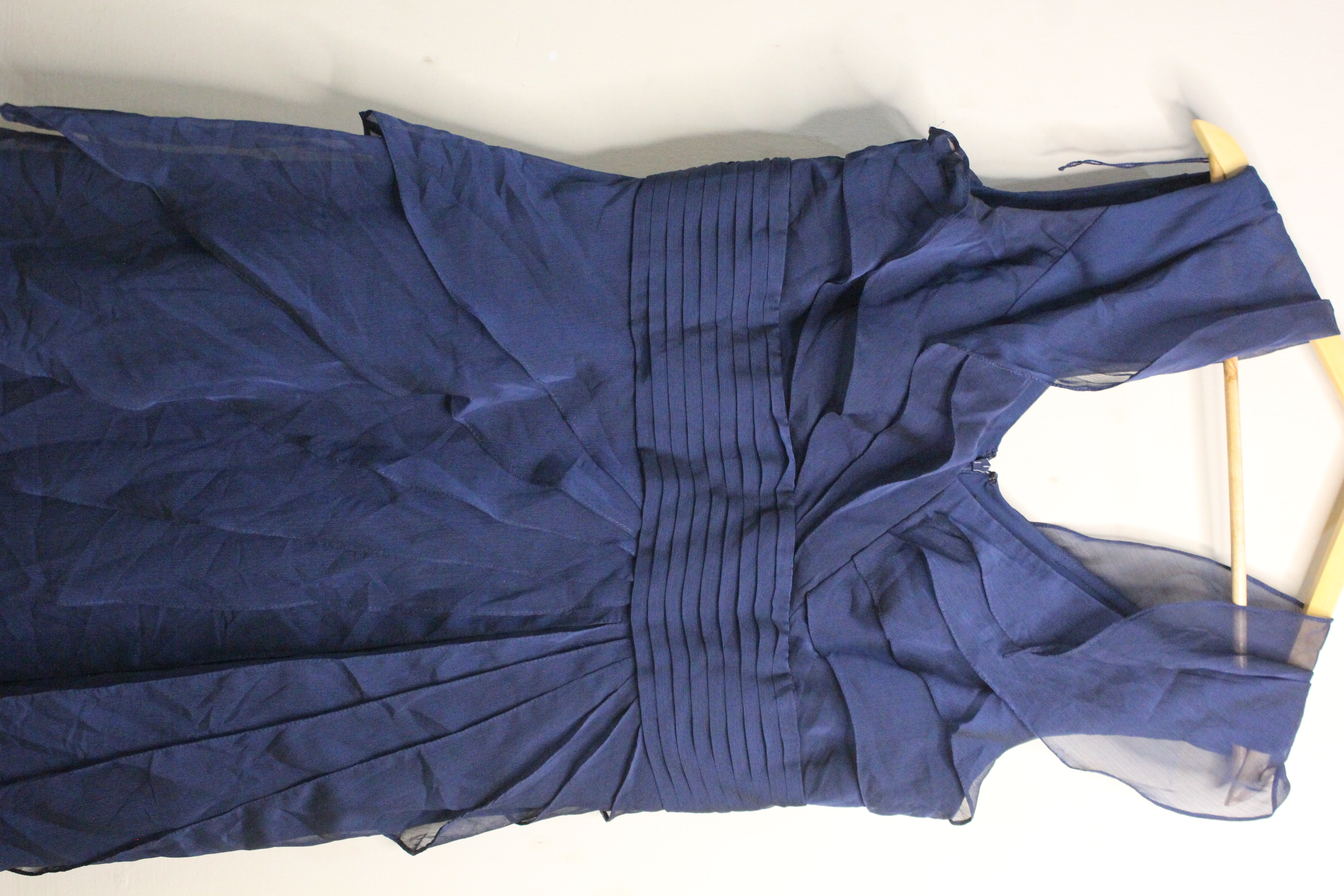 Elegant Navy Blue Evening Dress