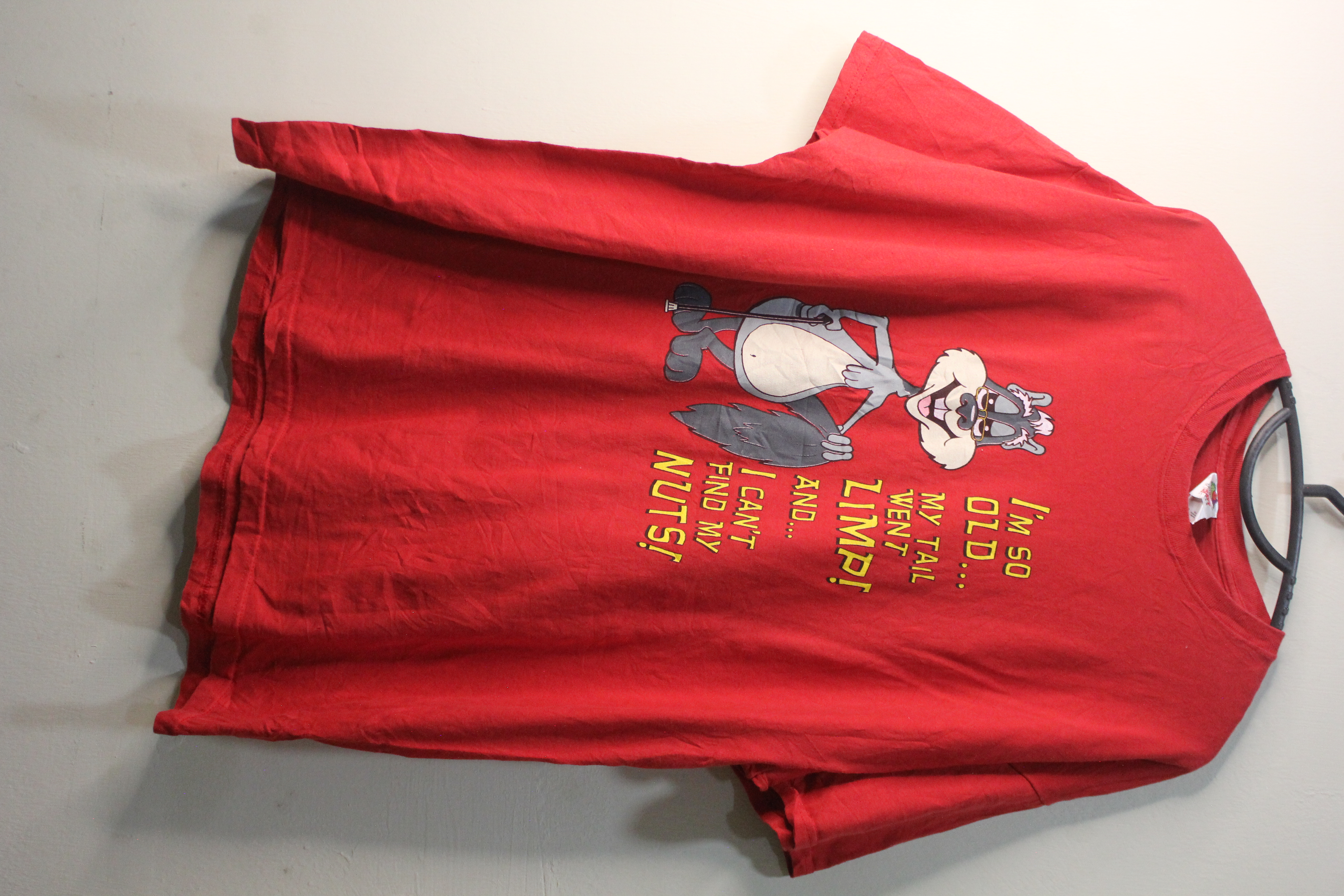 Red Cartoon Graphic T-Shirt