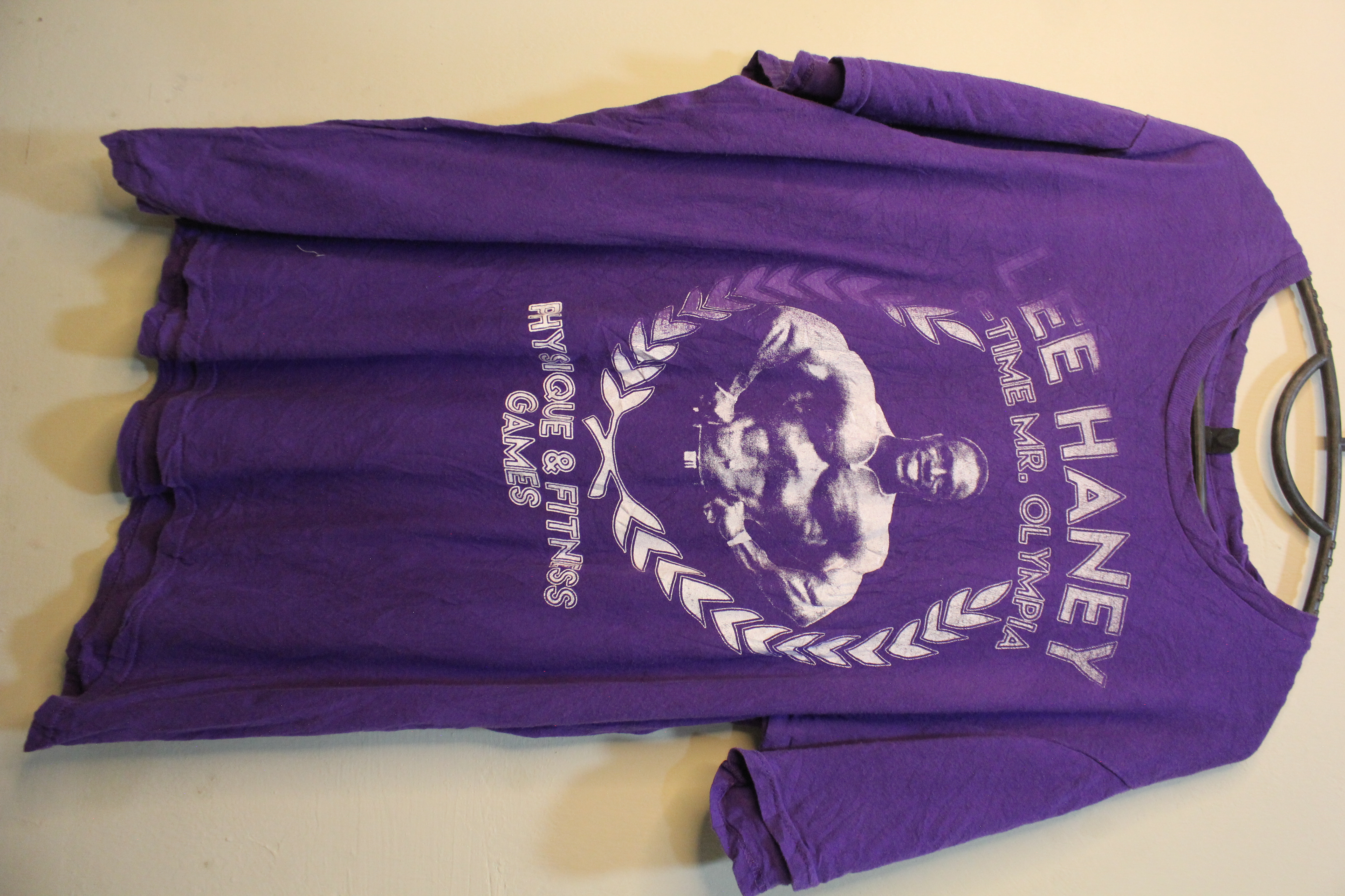 Lee Haney Athletic Purple T-Shirt