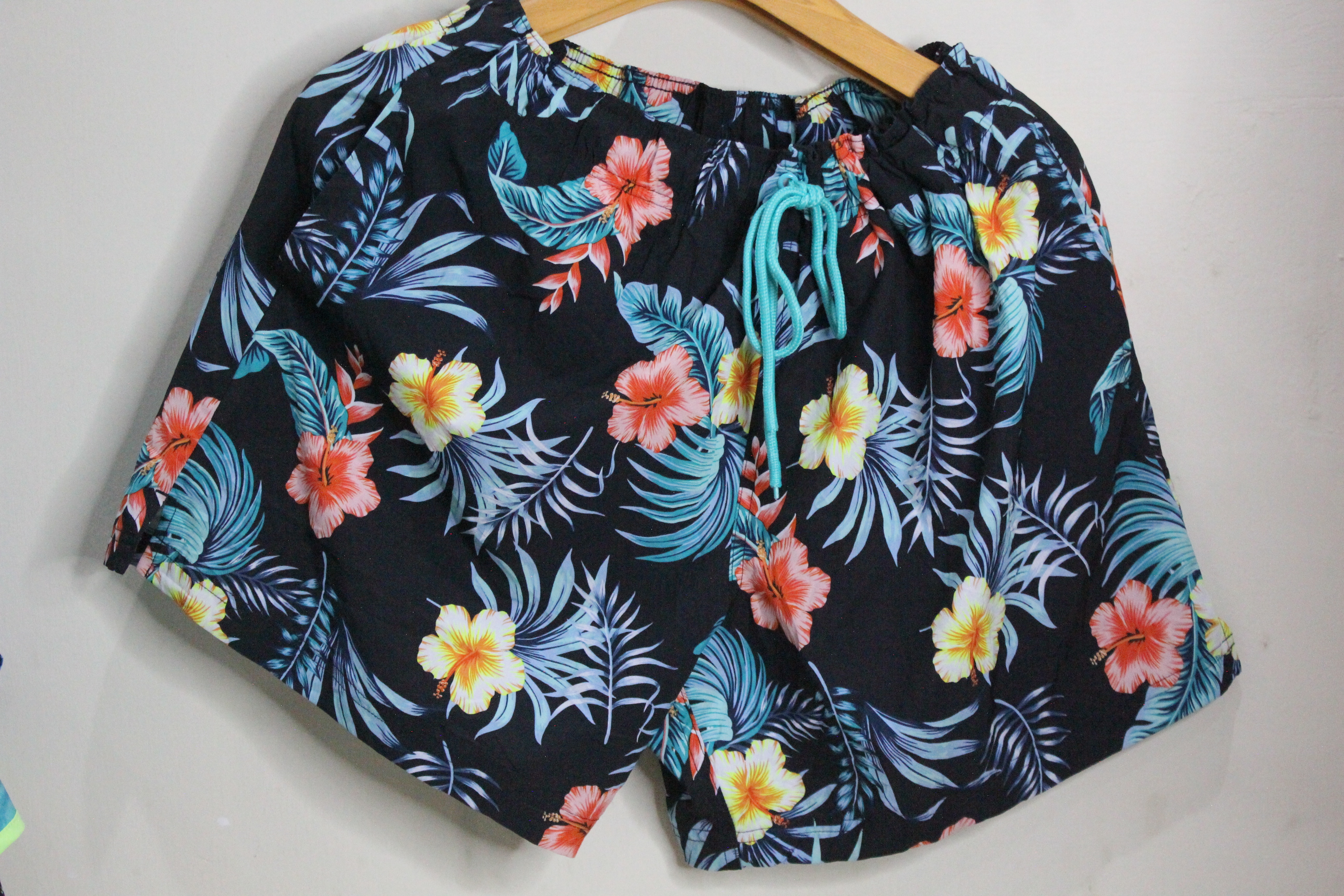 Floral Hawaiian Swim Shorts