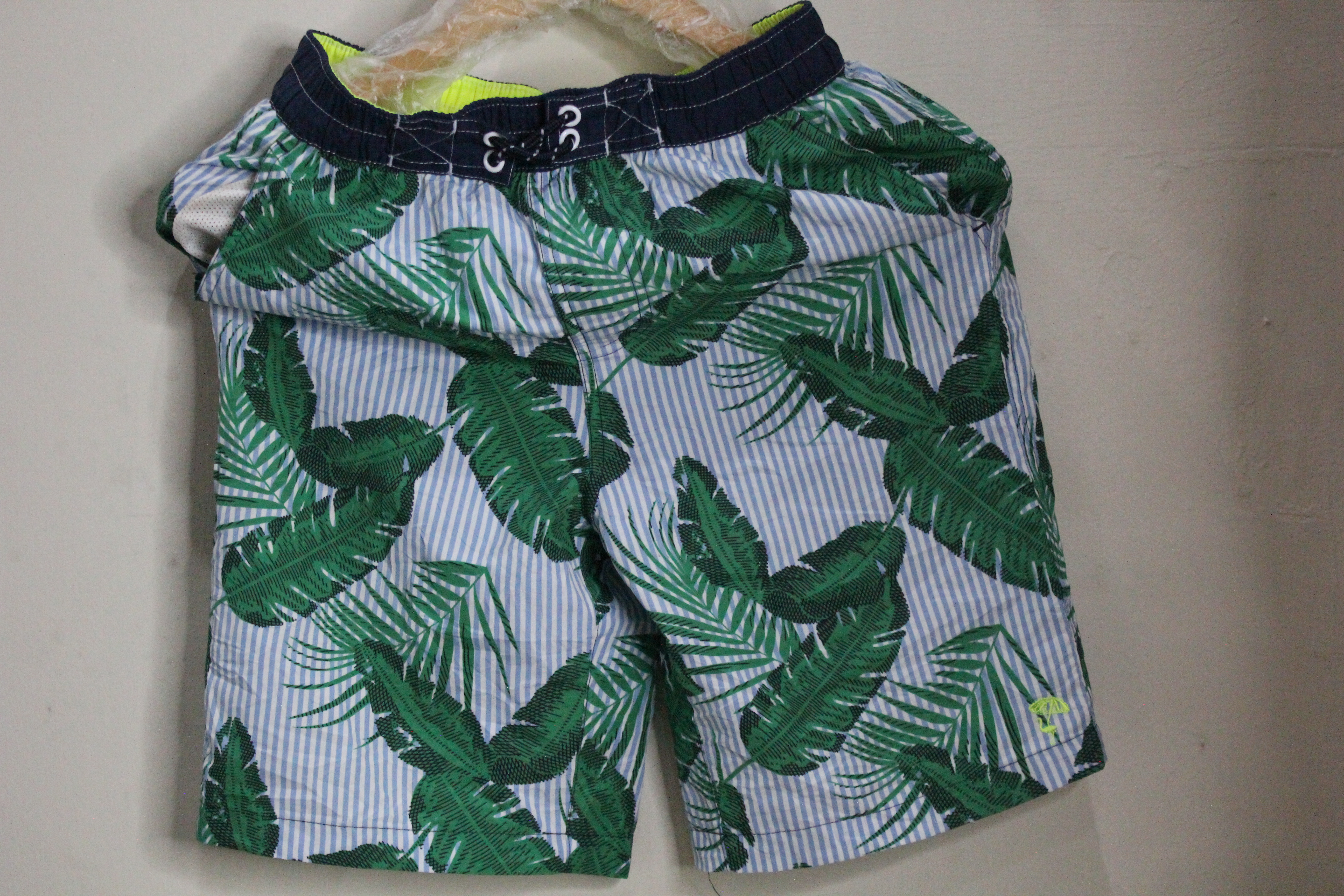 Leaf Print Swim Shorts