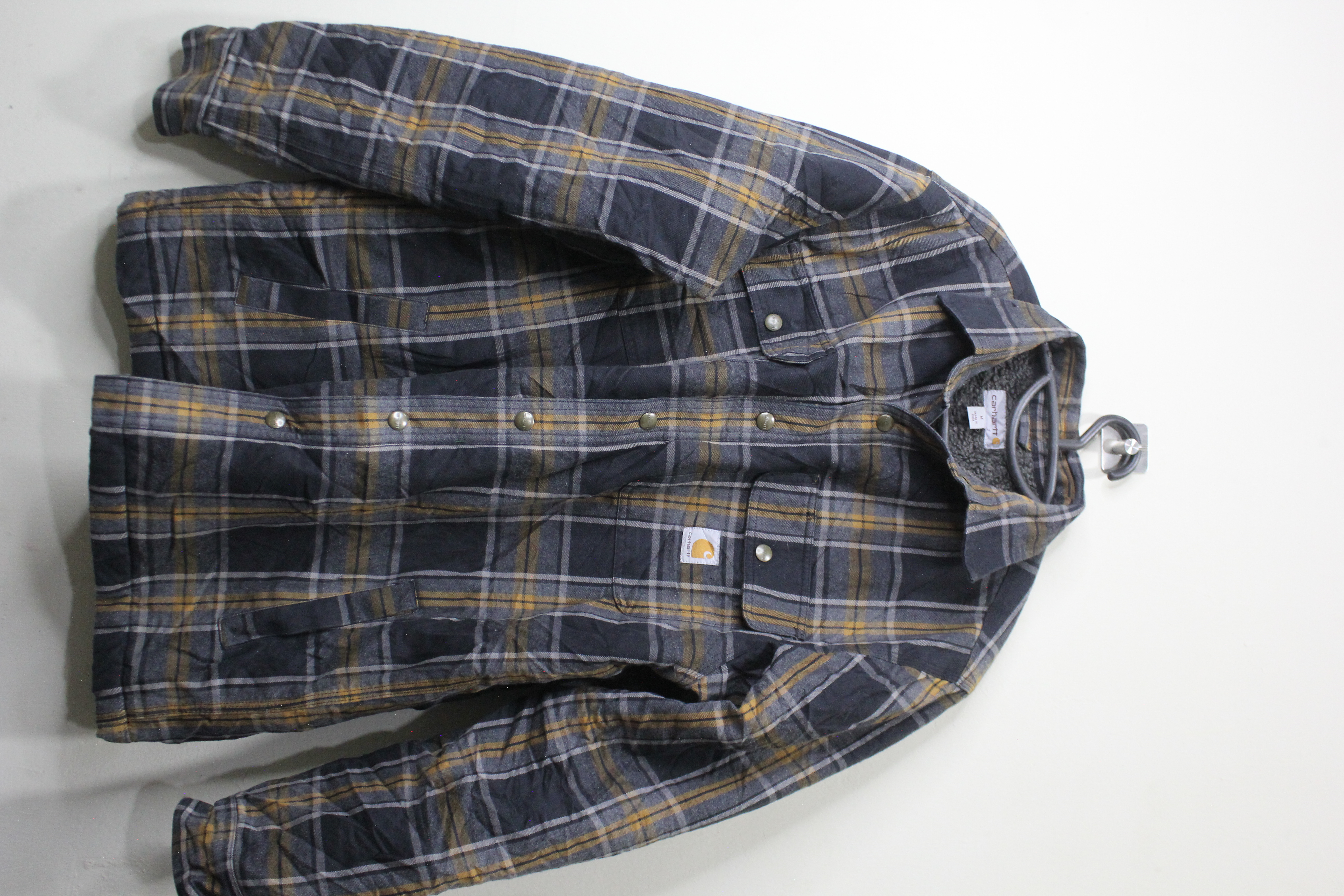 Carhartt Plaid Flannel Shirt Jacket