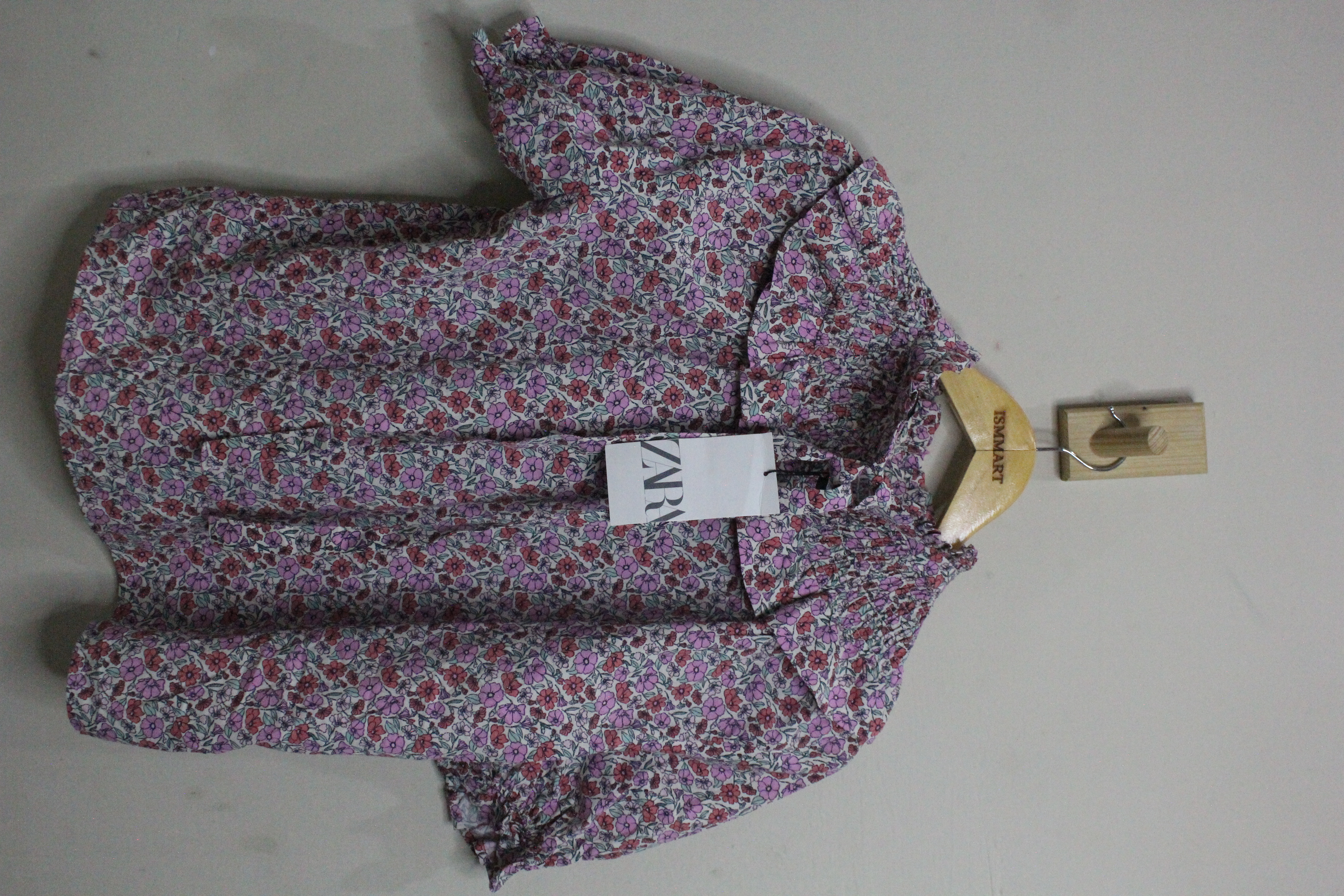 ZARA Floral Print Blouse