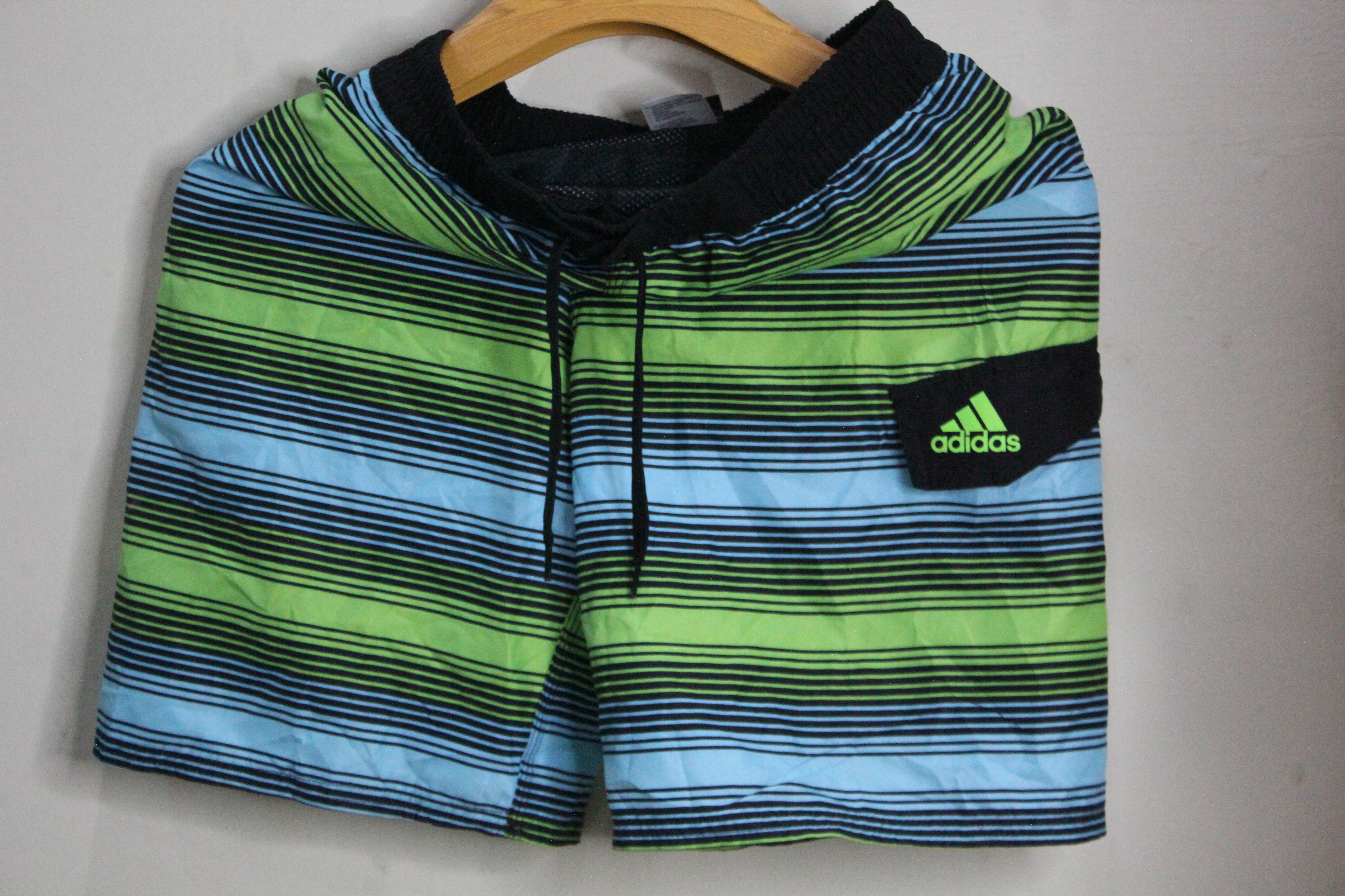 Adidas striped swim shorts
