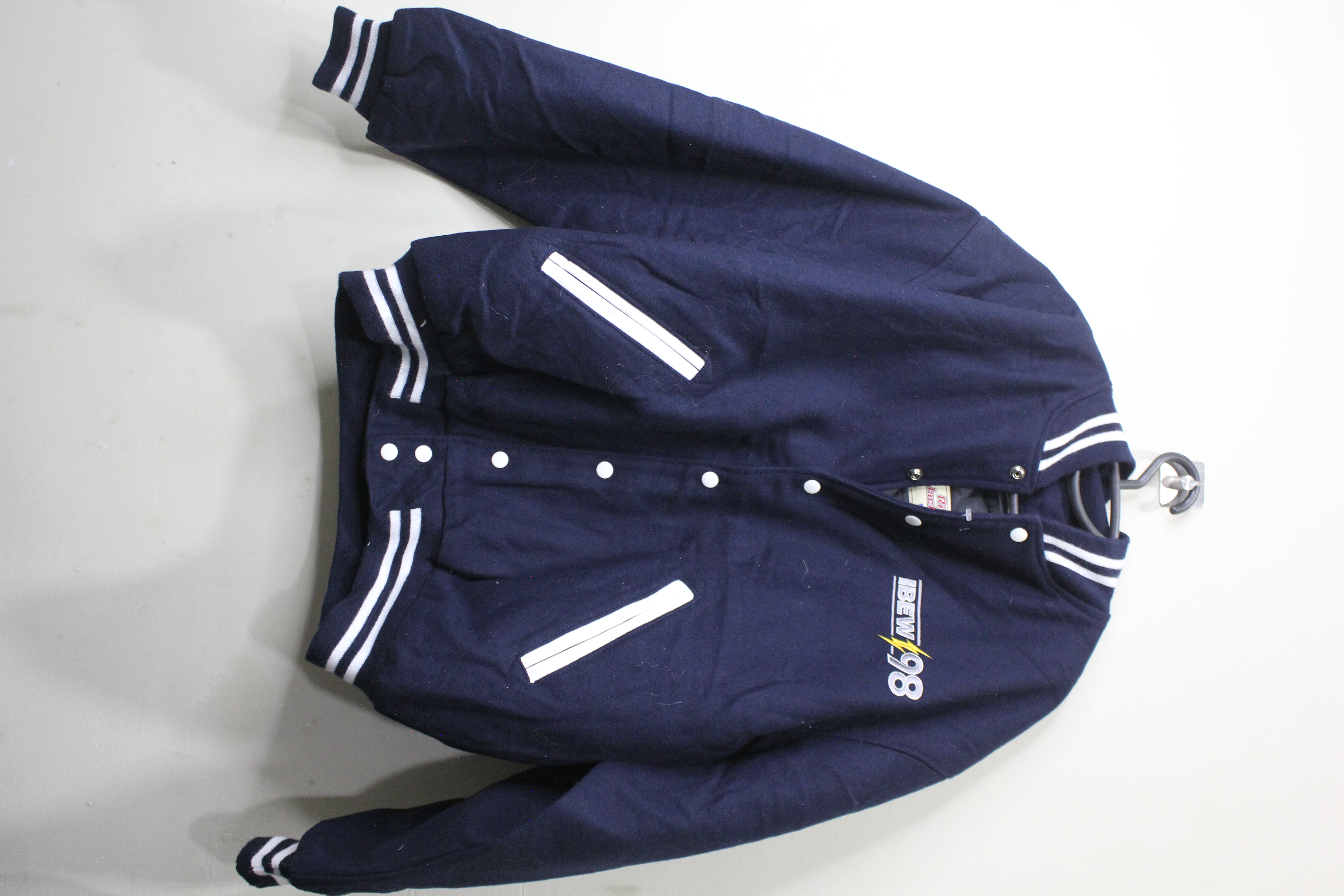 Navy Blue Varsity Jacket