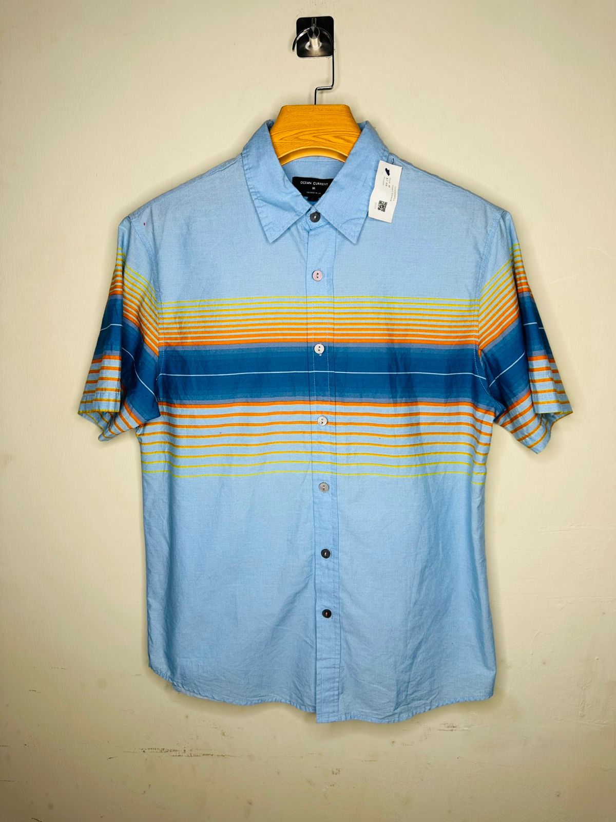 Men's Short Sleeve Striped Shirt
